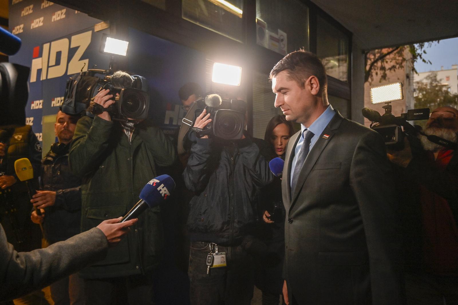 Zagreb: Sjednica predsjedništva HDZ-a