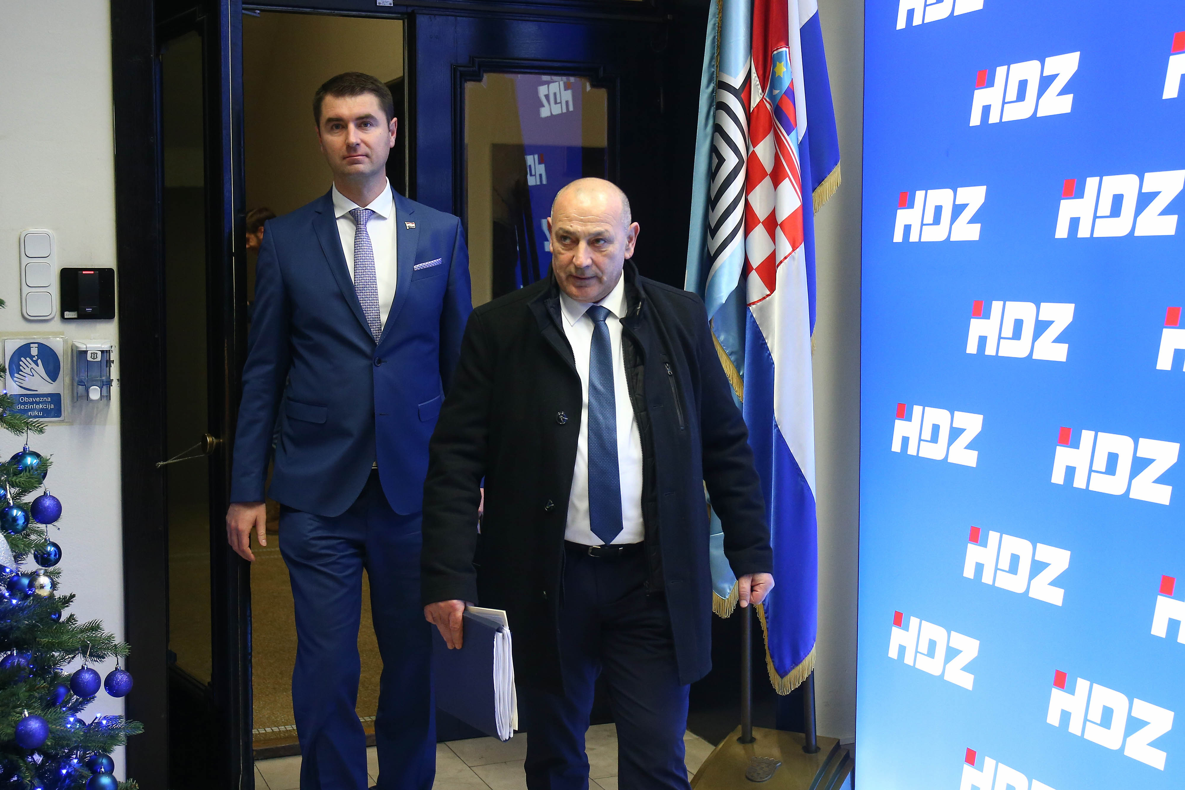 Zagreb: Članovi HDZ-a odlaze nakon održane sjednice Predsjedništva