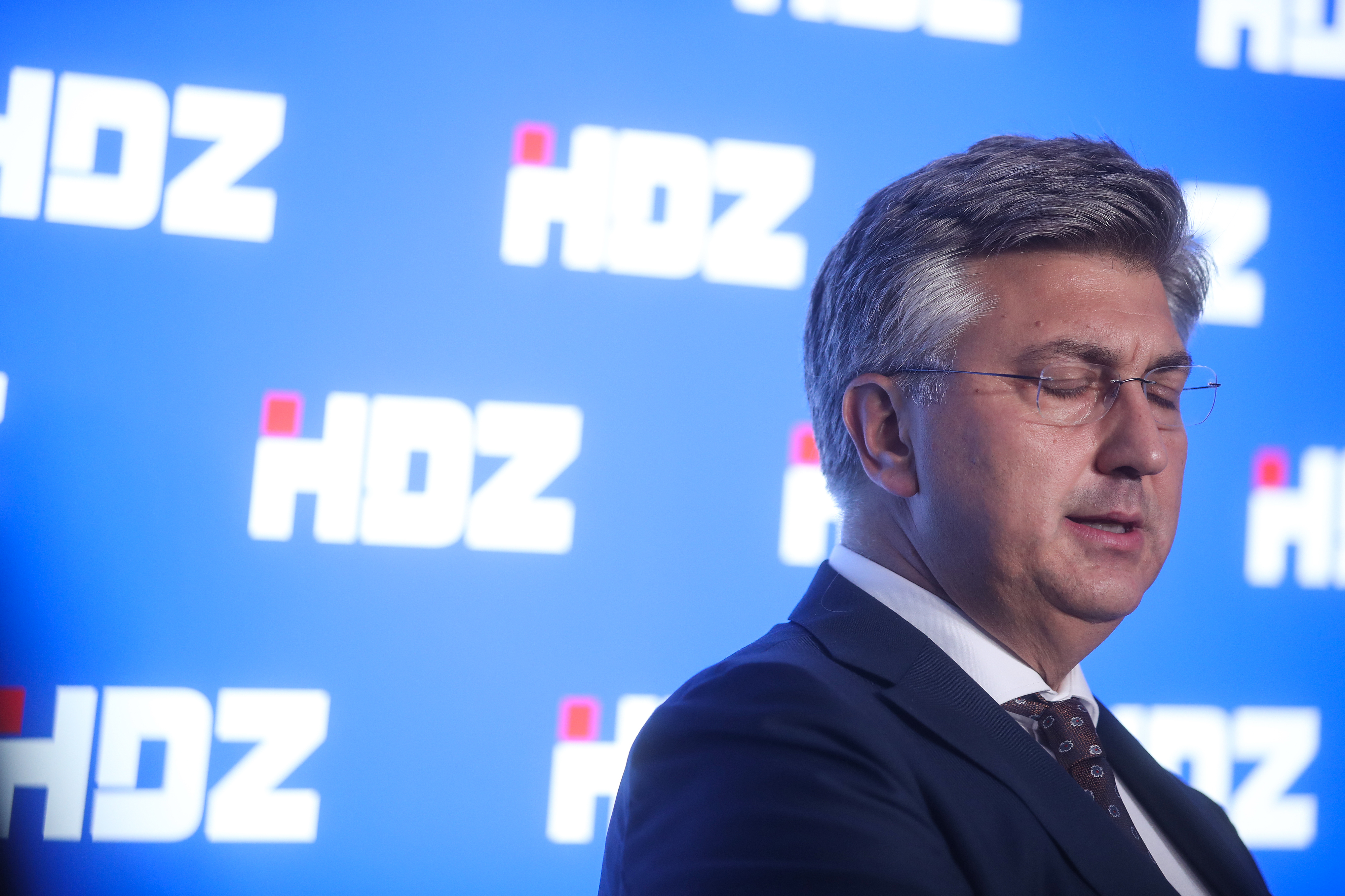Zagreb: Andrej Plenković dao izjavu nakon Sjednice šireg Predsjedništva HDZ-a