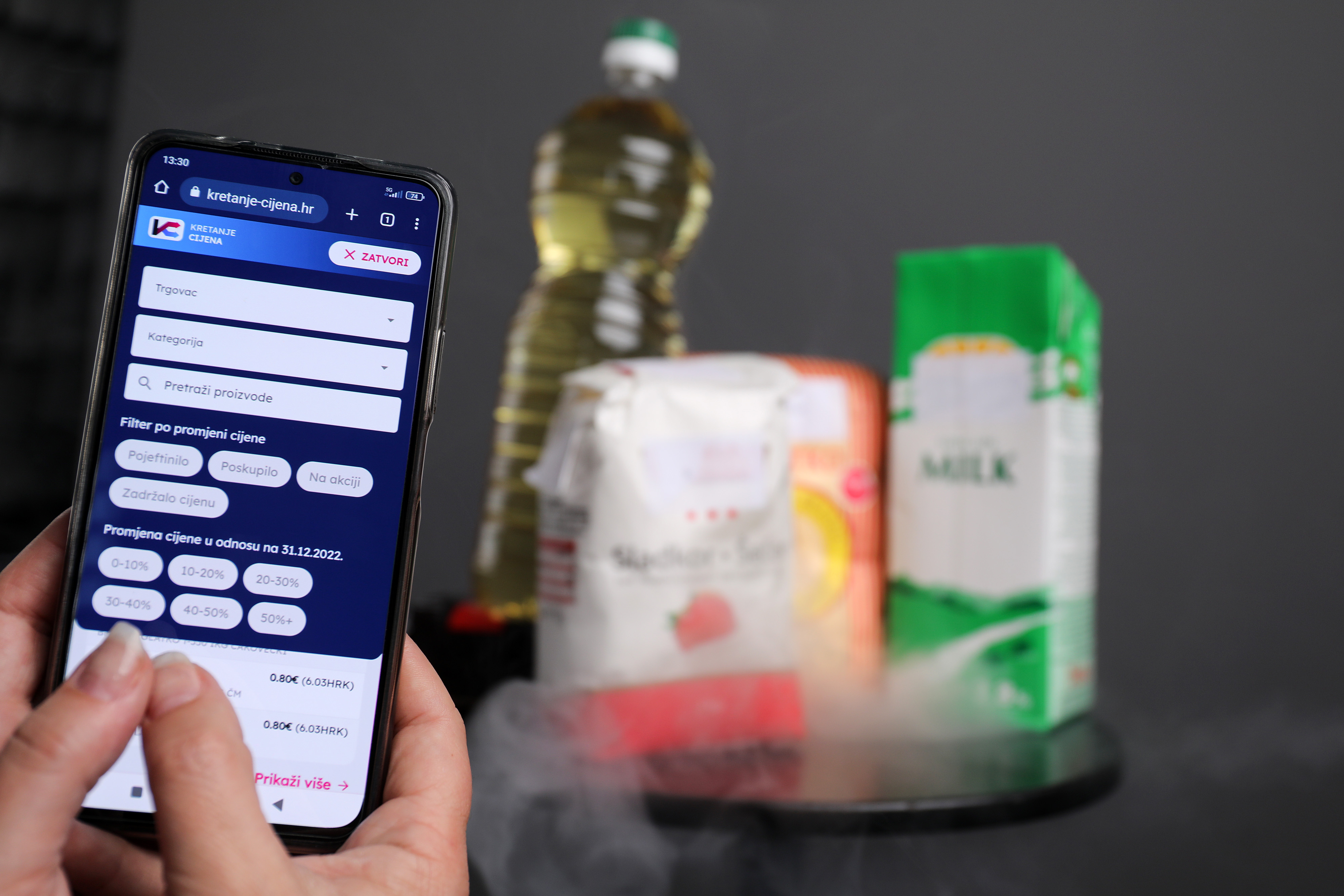 Stranica "Kretanje cijena" u prva dva tjedna nije stekla popularnost