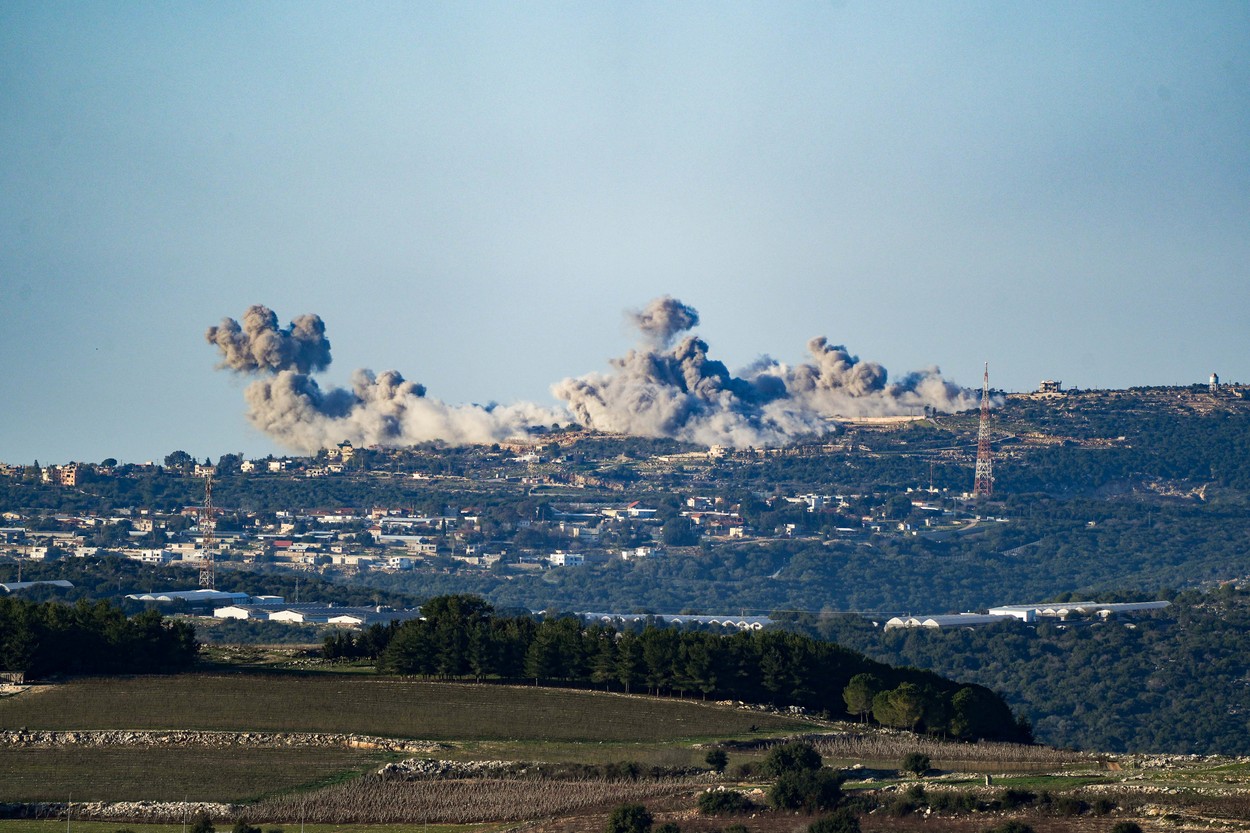 ISRAEL LEBANON BORDER BOMBARDMENT