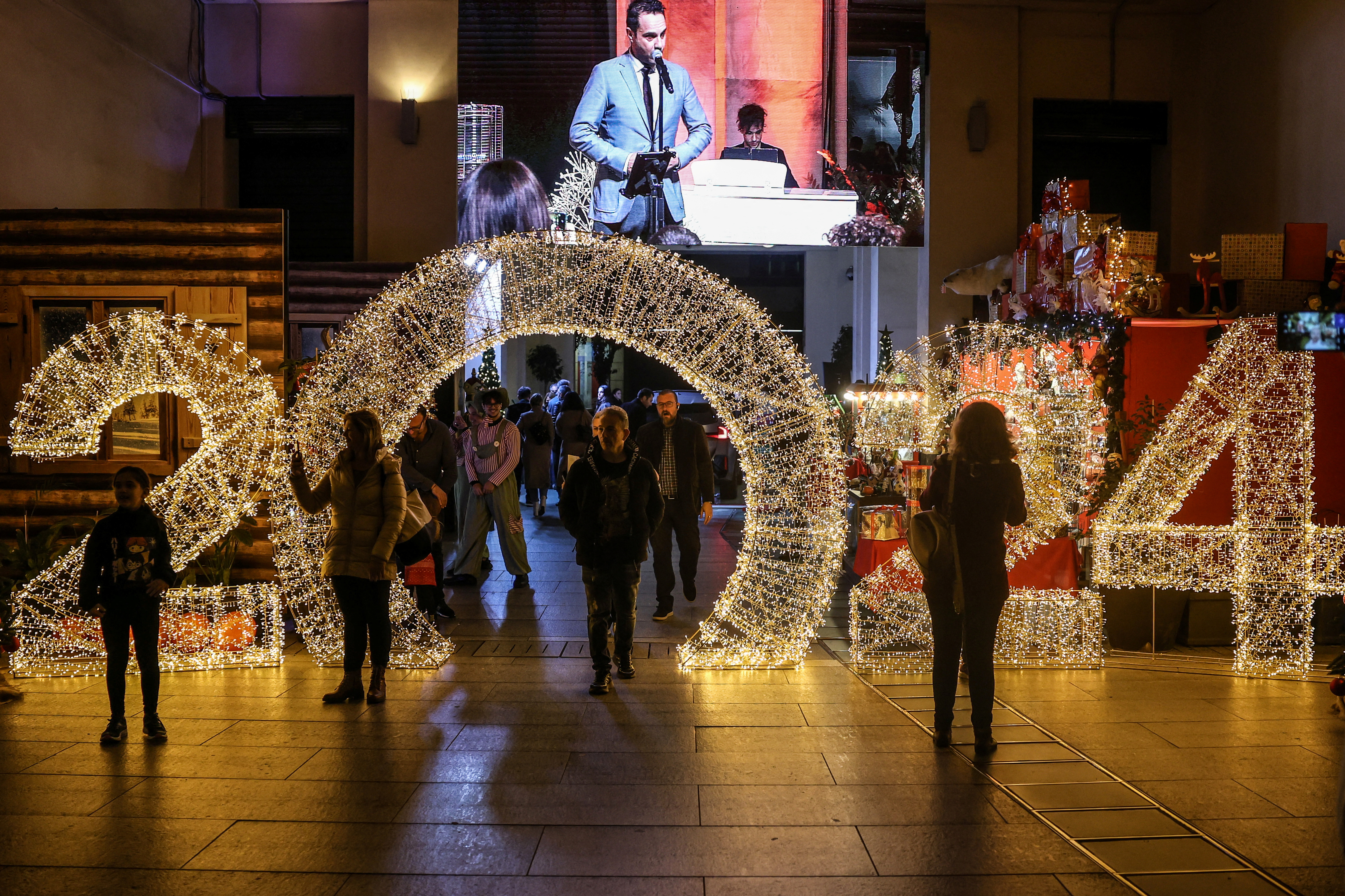 REUTERS/Louisa Gouliamaki (doček Nove godine u Ateni)