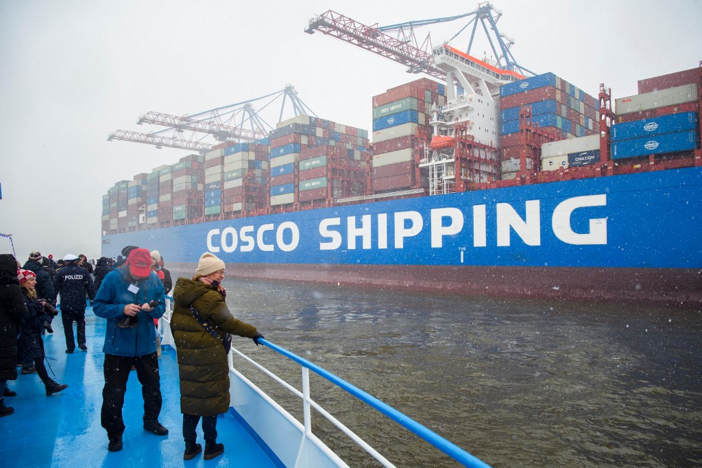 luka Hamburg, tanker, Cosco