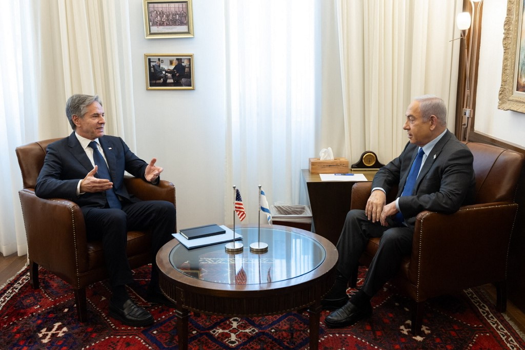 Antony Blinken - Benjamin Netanyahu meeting in Jerusalem