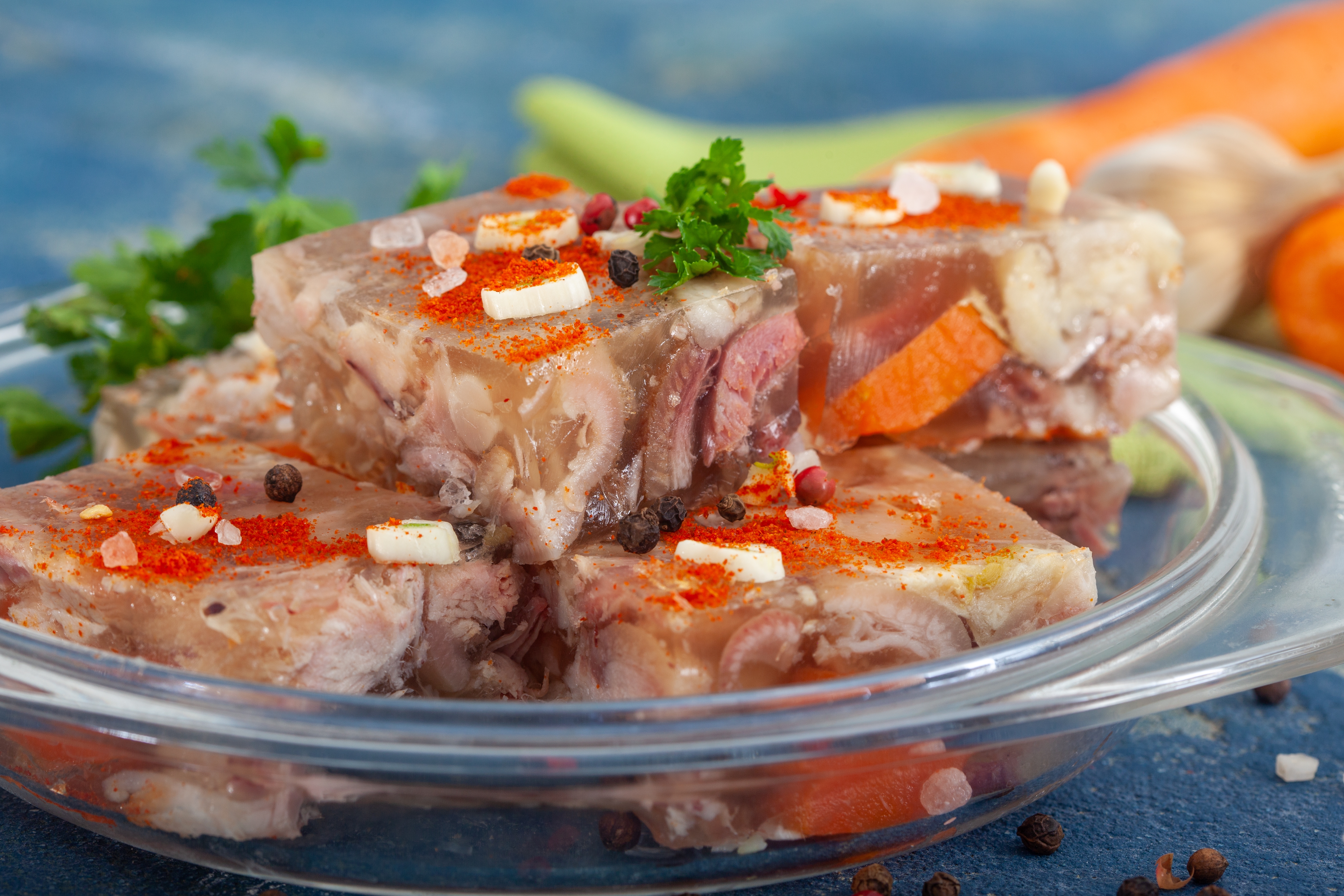 Pihtije,-,Serbian,Traditional,Dish,-,Aspic,With,Pork,Meat