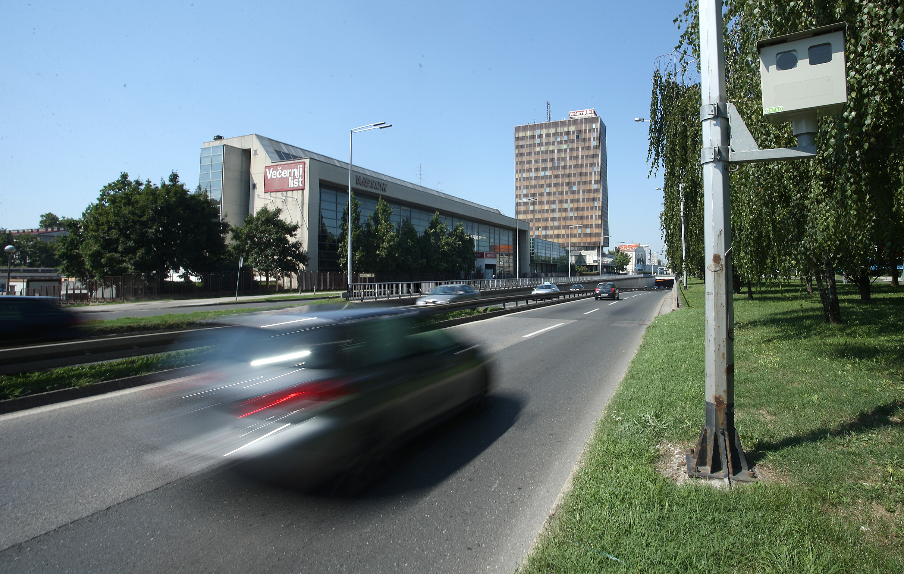 Zagreb: Fiksna kamera za mjerenje brzine na Slavonskoj aveniji