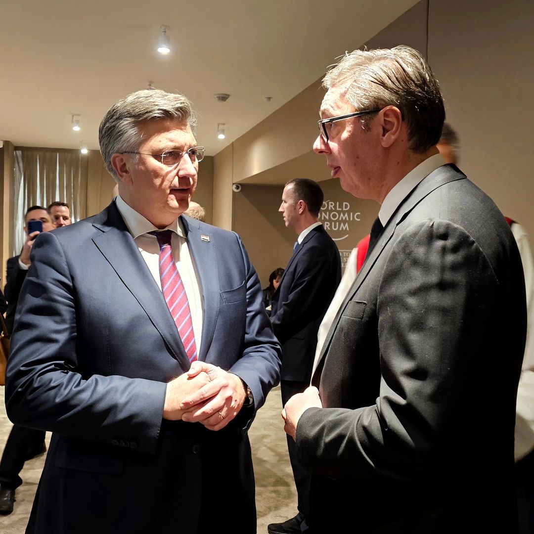 Aleksandar Vučić, Andrija PLenković