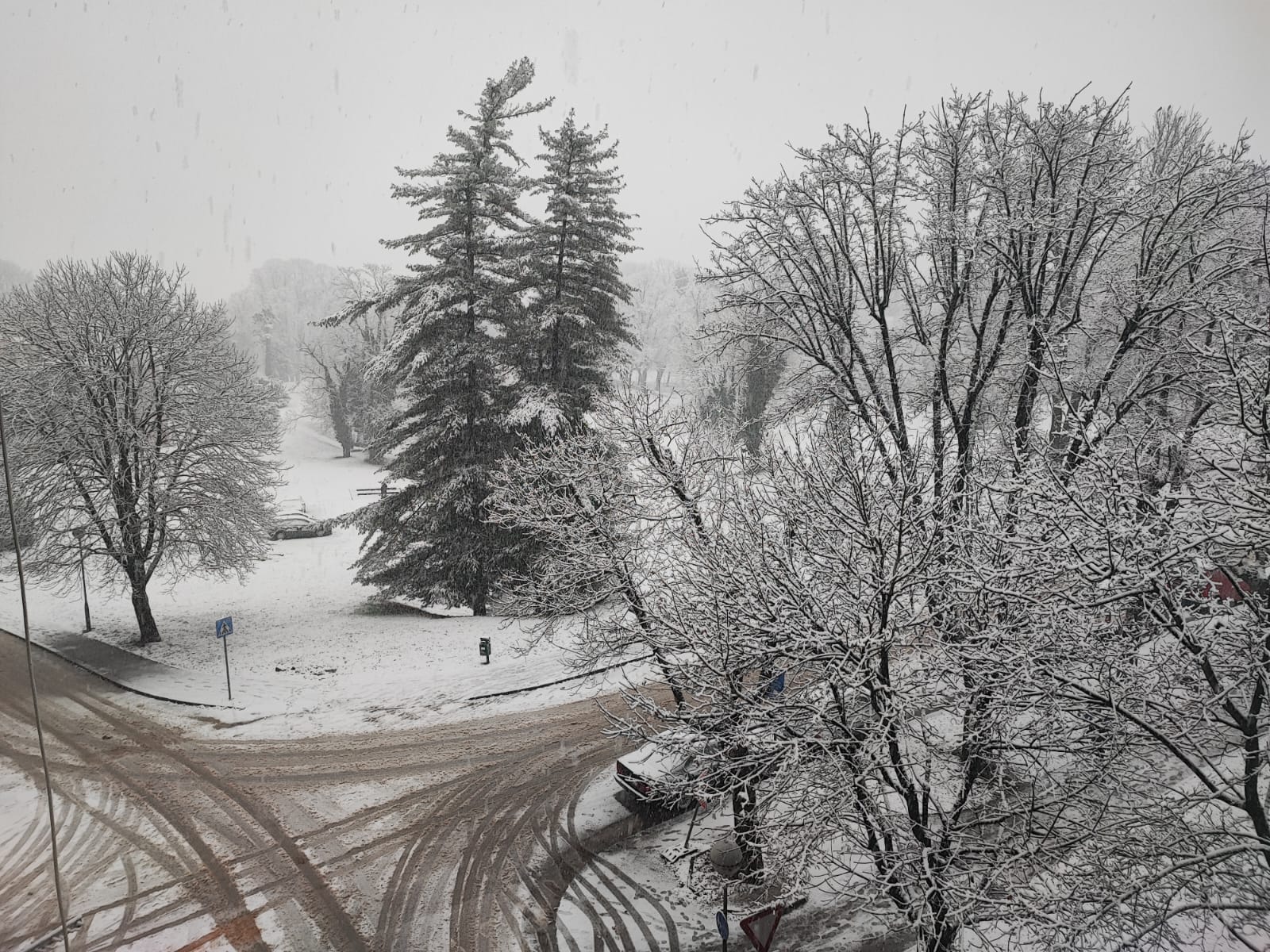 snijeg, karlovac, zima