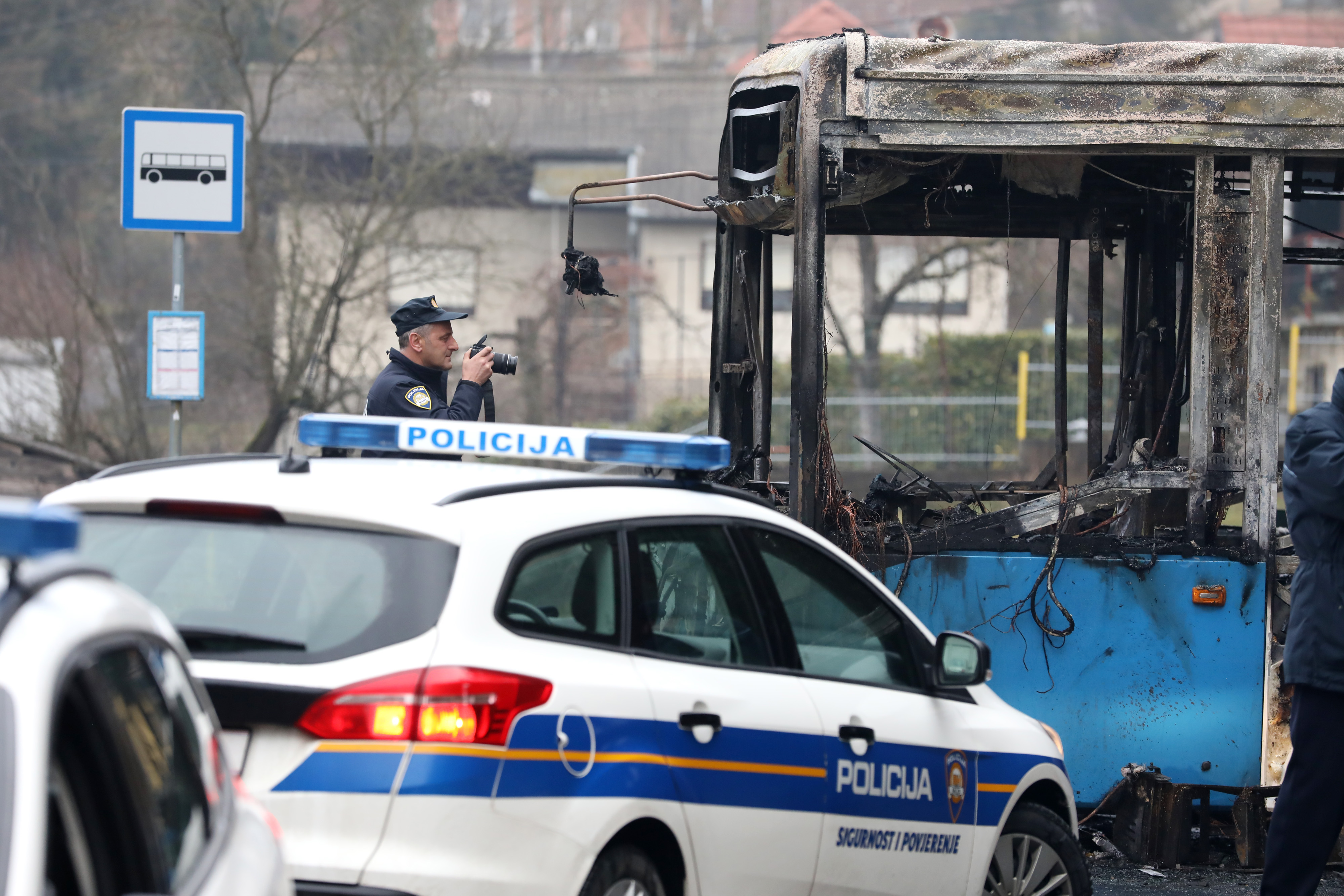 Zagreb: Na Šestinama izgorio autobus ZET-a