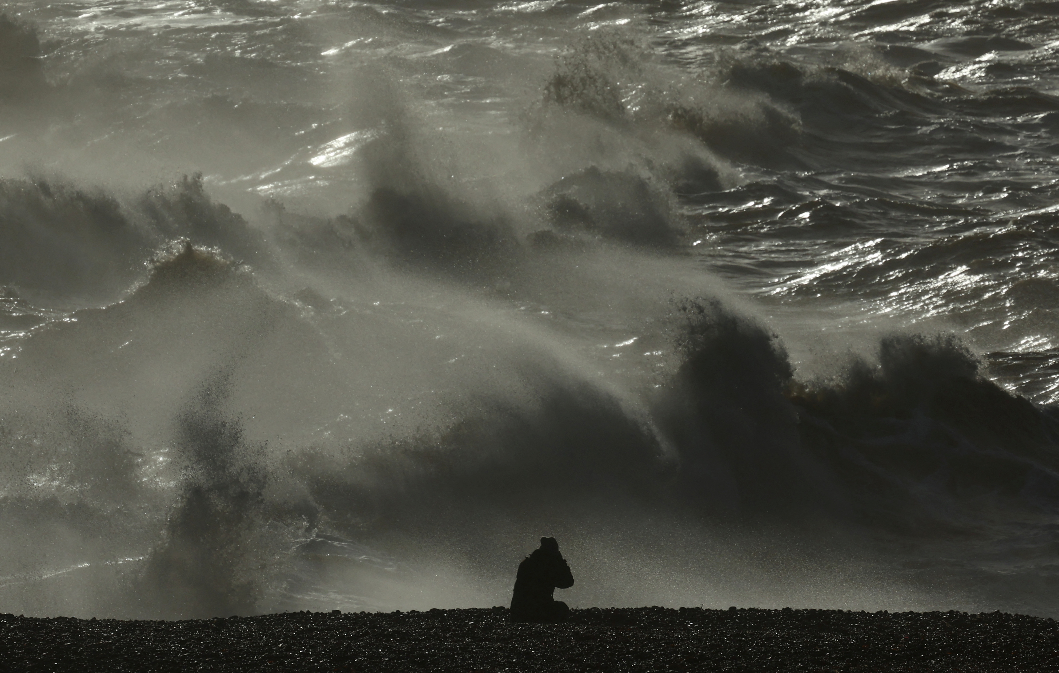 Storm Isha in Newhaven