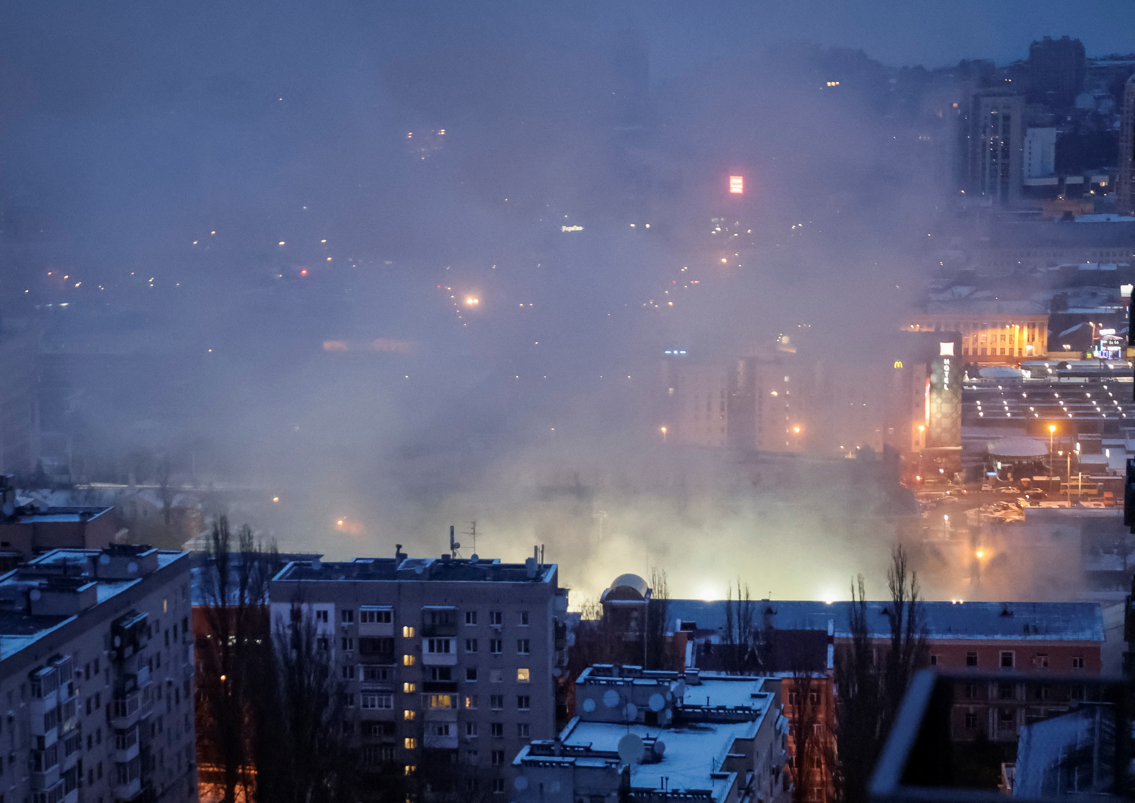 Aftermath of a Russian missile attack in Kyiv