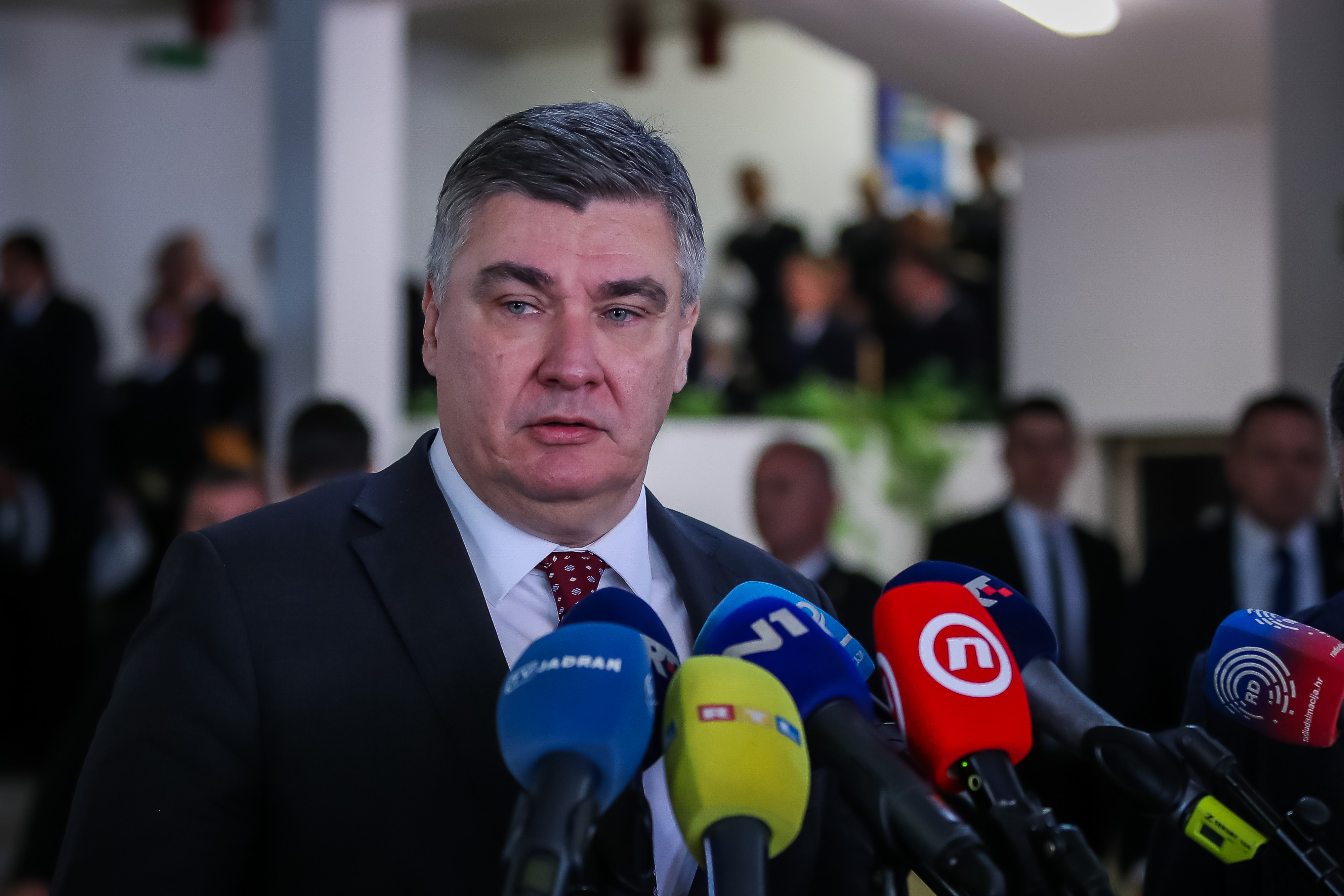 Split: Predsjednik RH Zoran Milanović dao je izjavu medijima