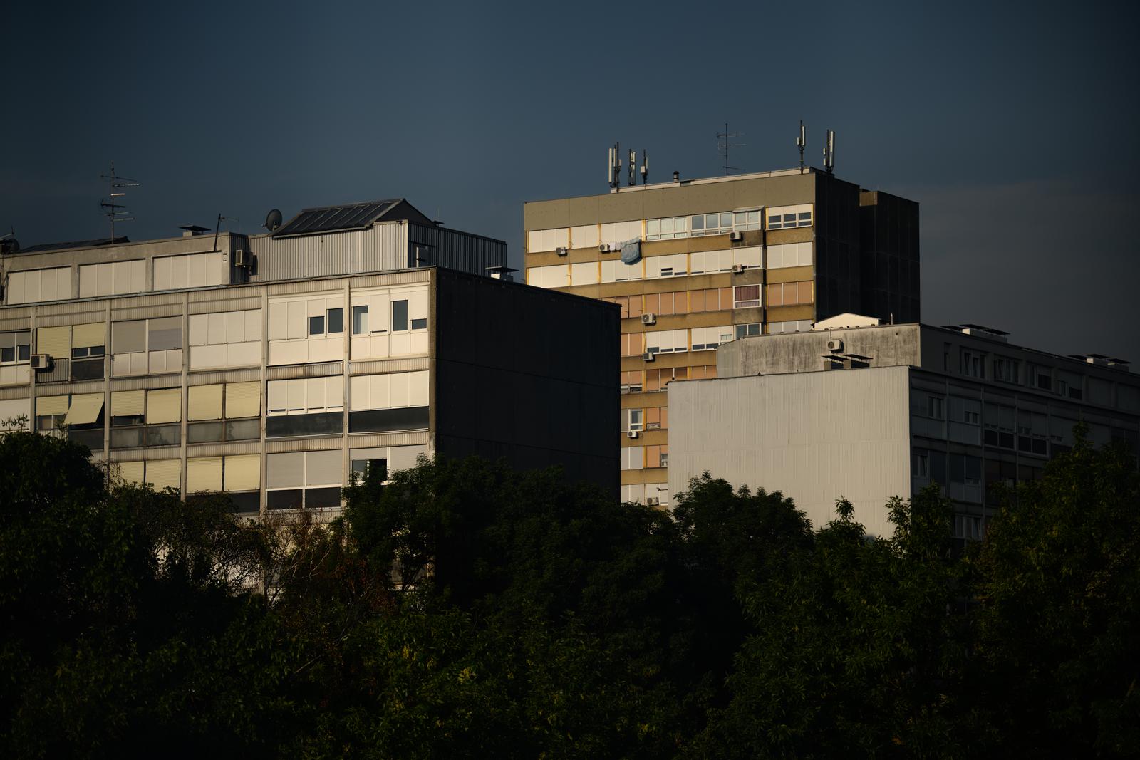 Mirno jutro u Novom Zagrebu