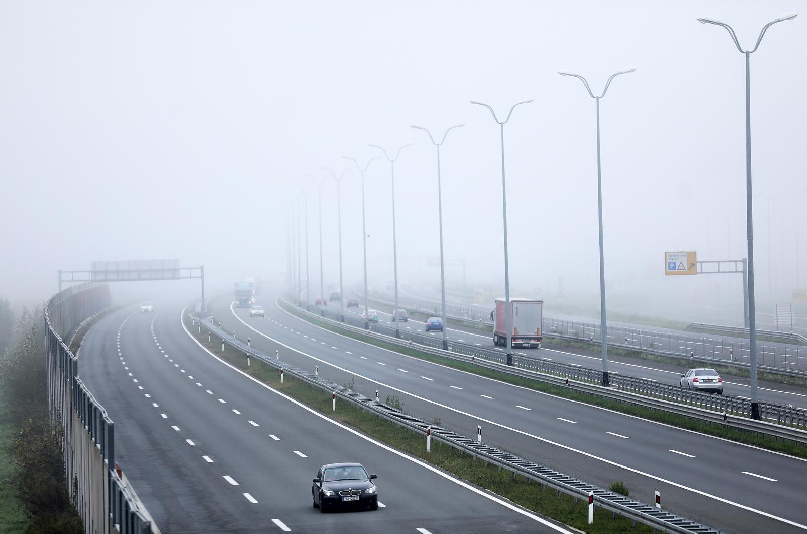 Zagreb: Gusta magla na obilaznici