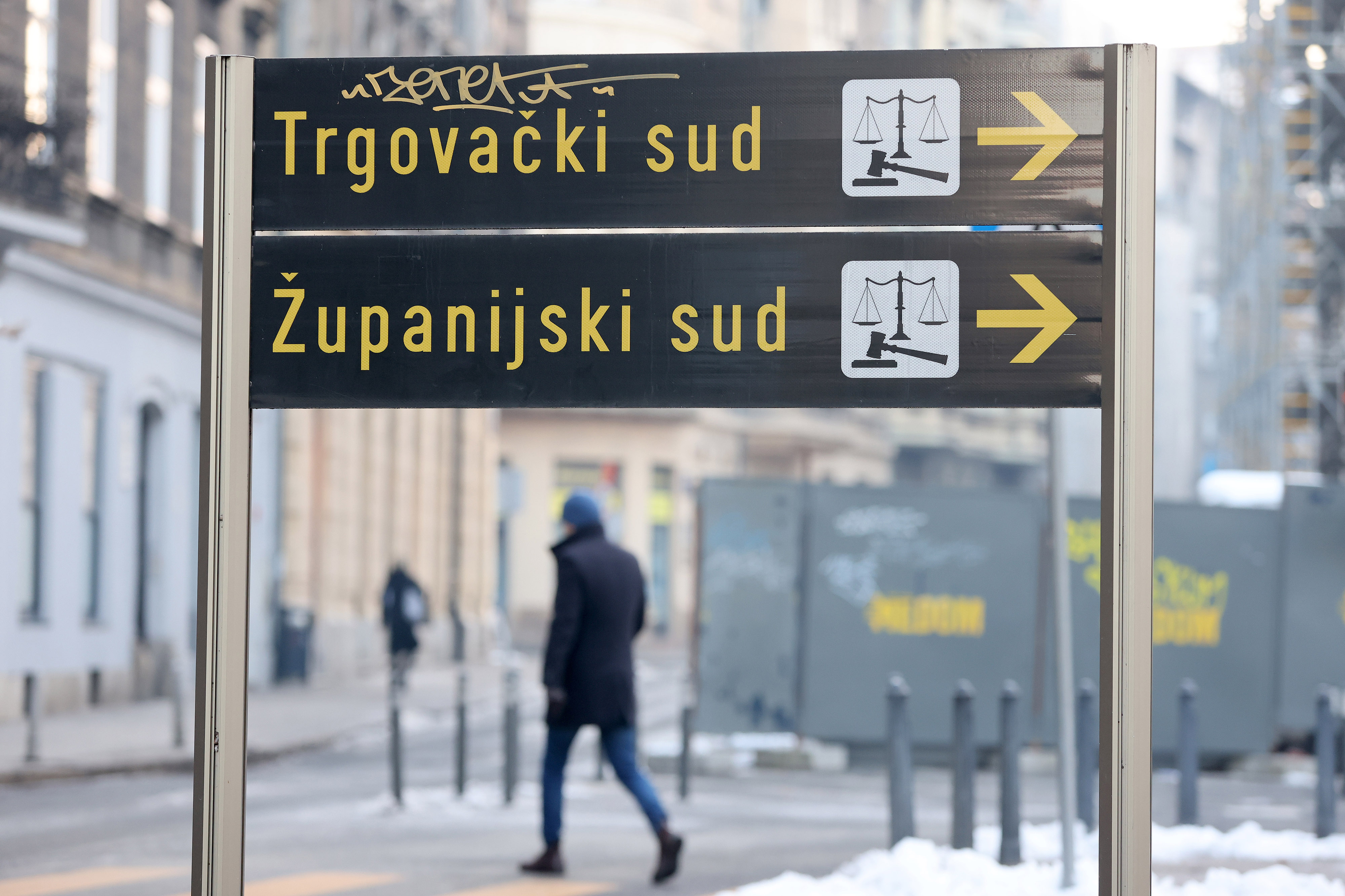 Zagreb: Počeo bijeli štrajk sudaca