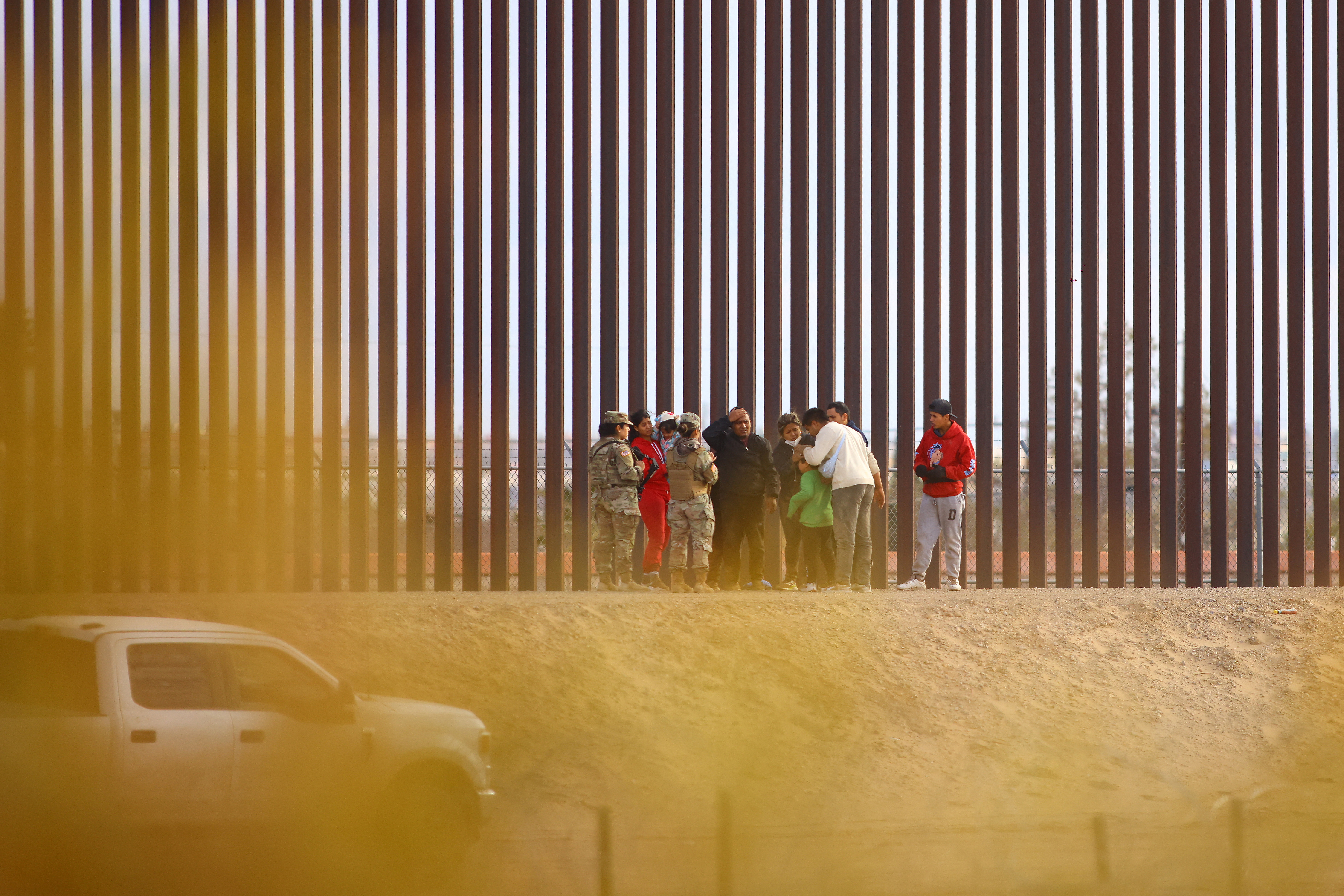 Migrants try to reach the United States from Mexico, in Ciudad Juarez