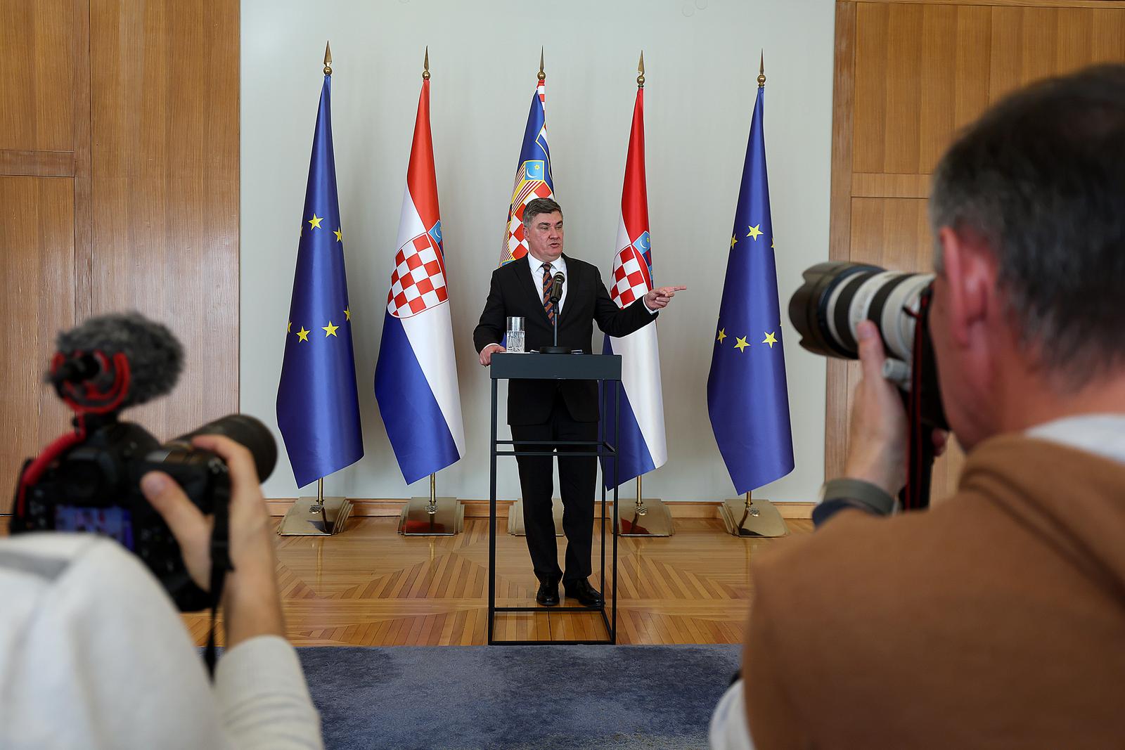 Zagreb: Izvanredna konferencija predsjednika Milanovića o Turudiću i Mamiću