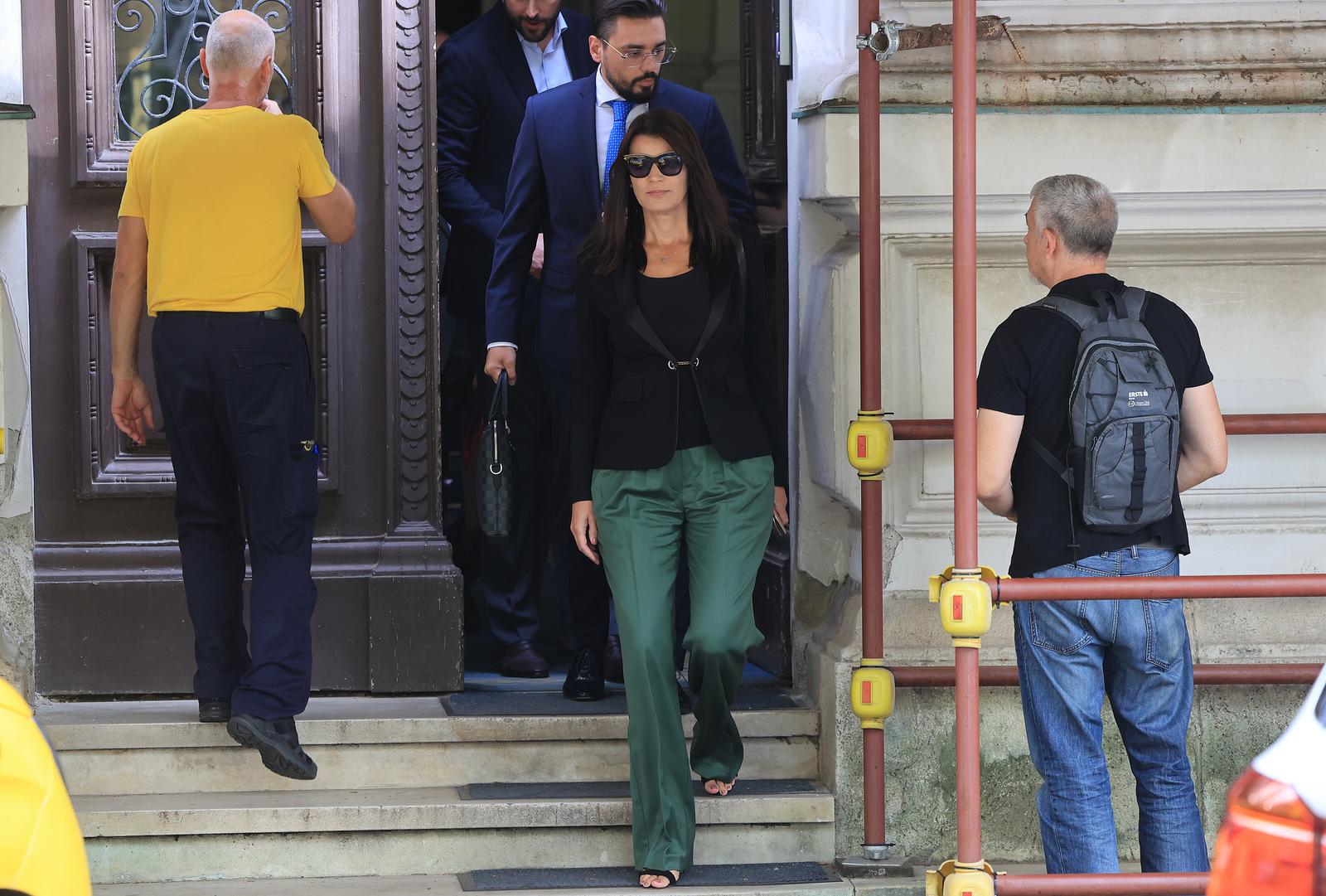 Zagreb: Nasmijana Josipa Čulina (Rimac) dolazi na Županijski sud