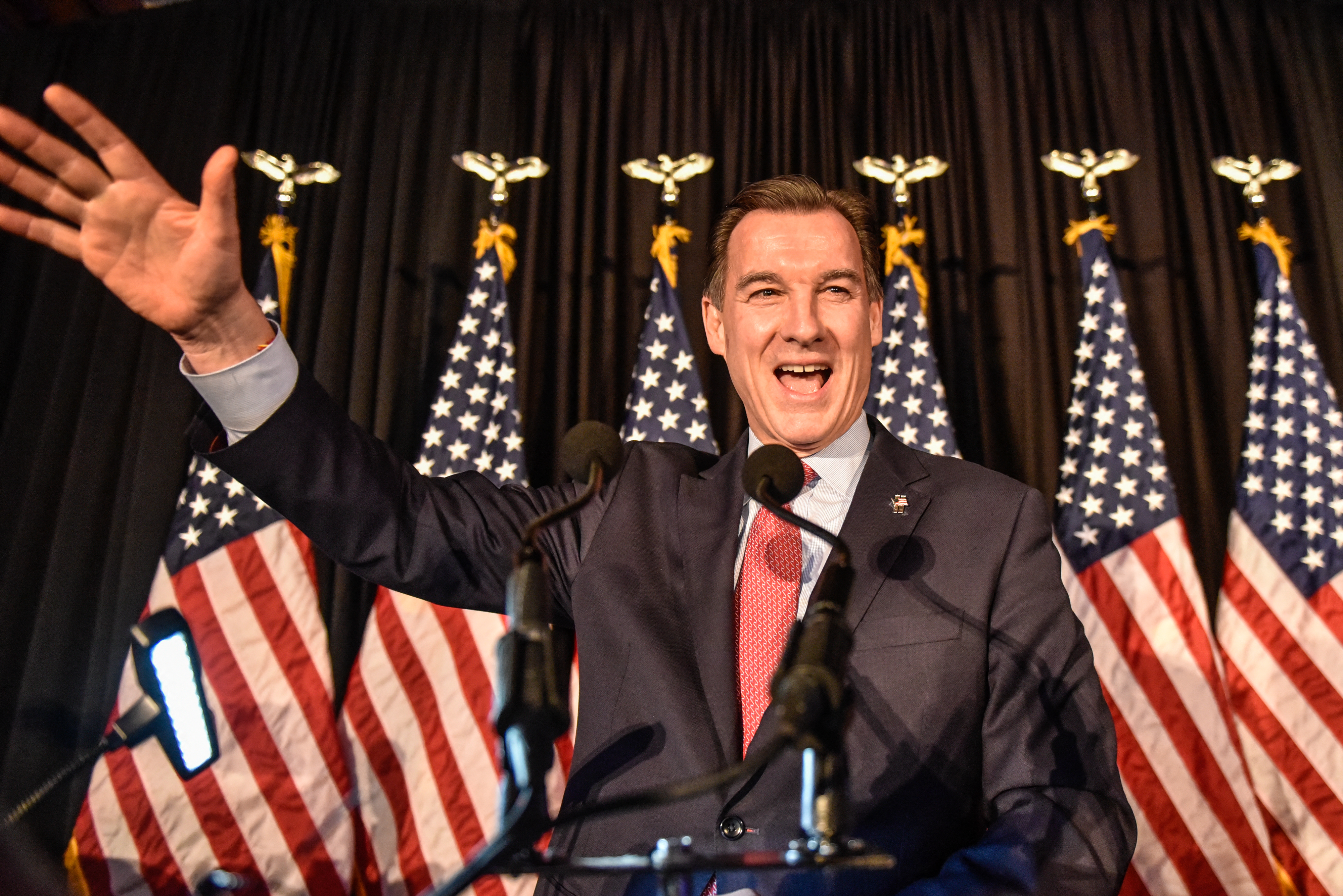 Democratic House Candidate Tom Suozzi Holds Election Night Event