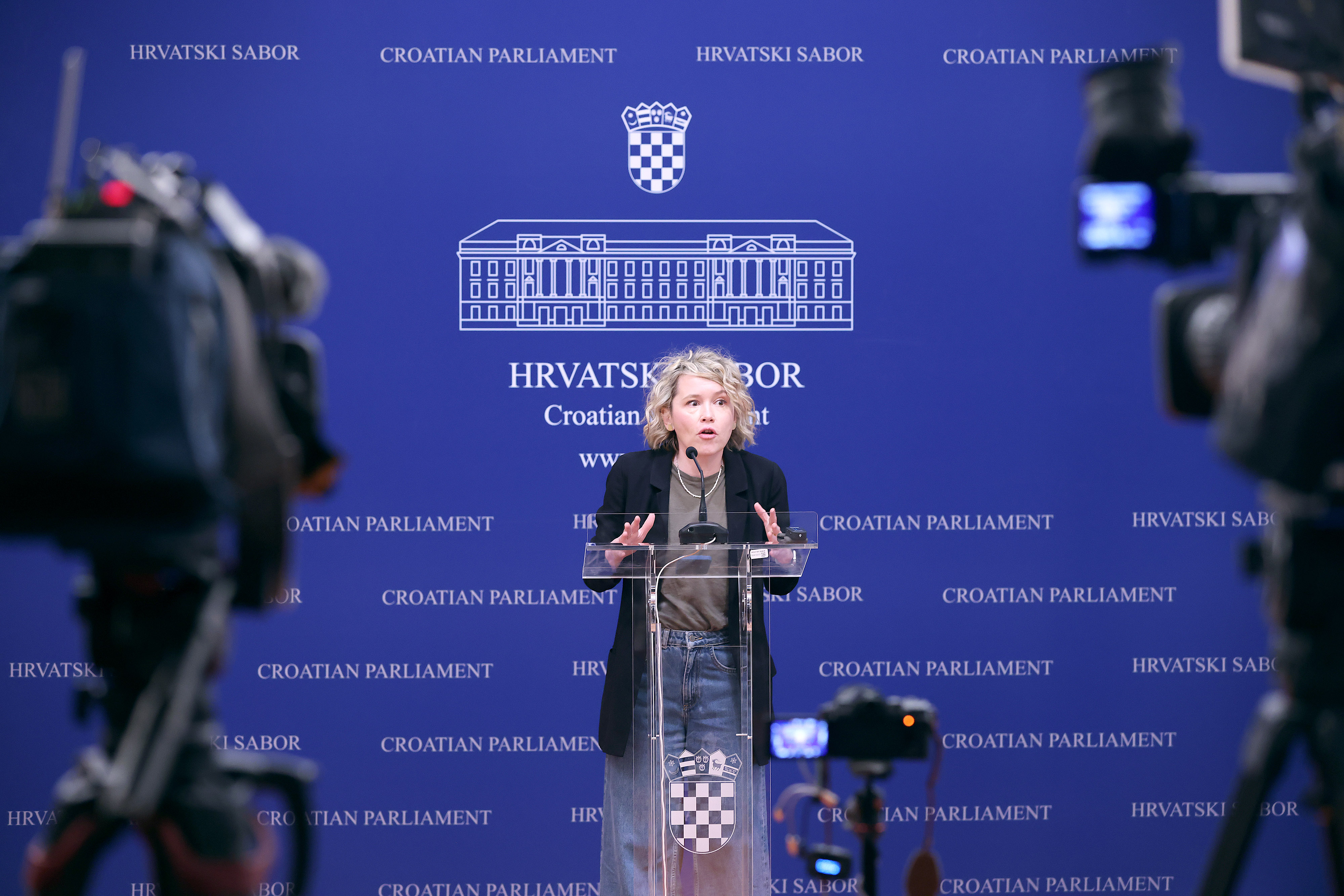 Zagreb: Ivana Kekin o aktualnim temama