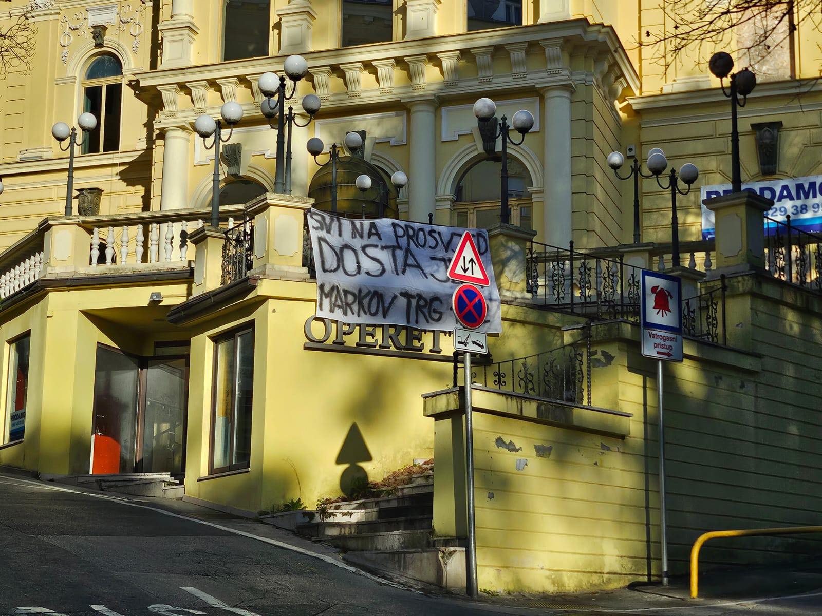 prosvjed oporbe opatija