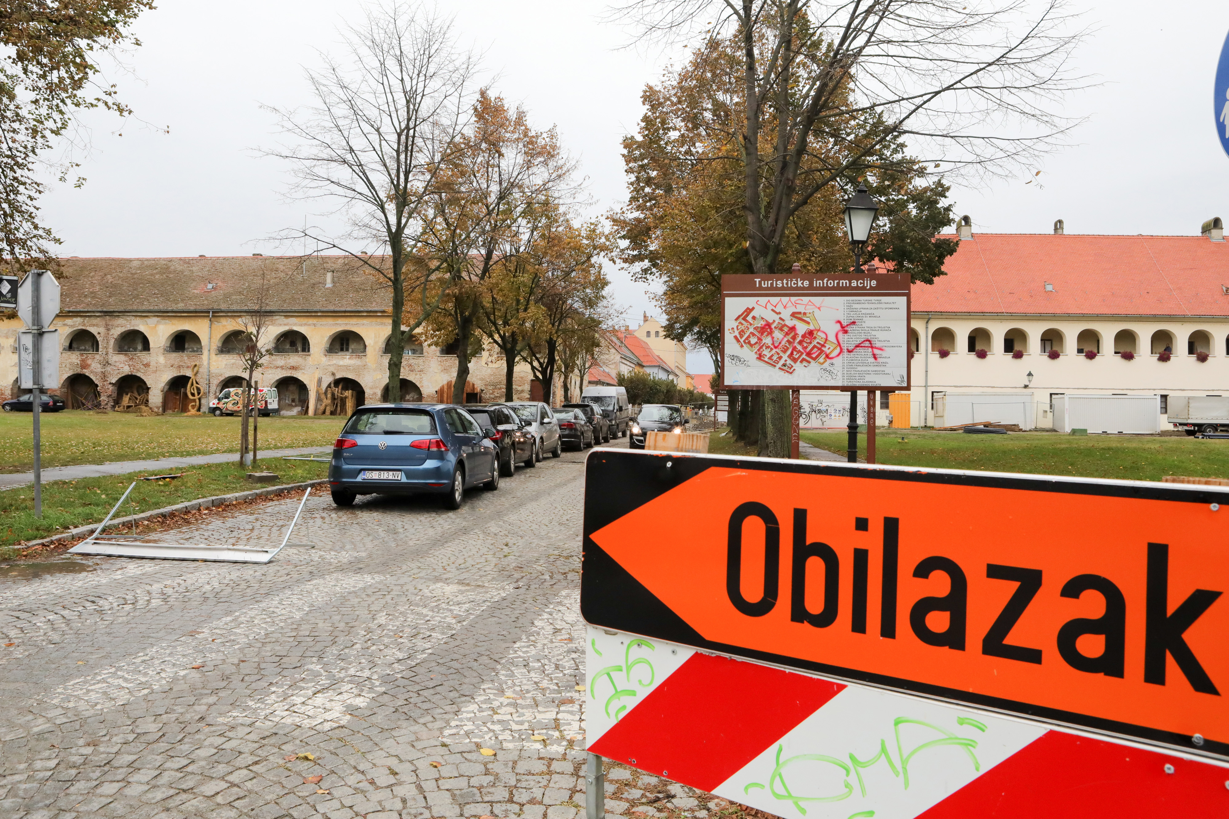 Od 20.09. osječka Tvrđa zatvorena je za promet i parkiranje vozila