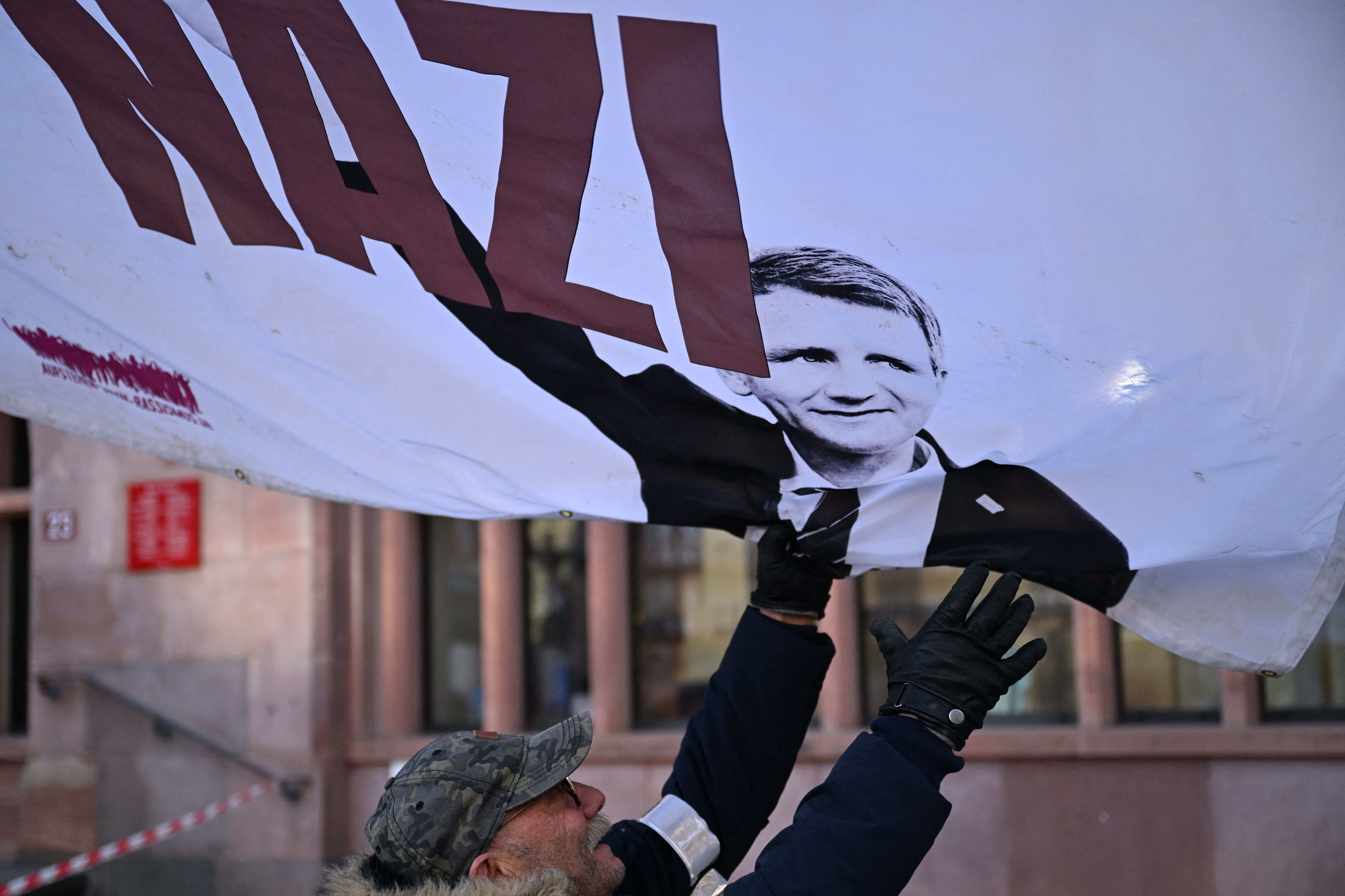 AfD, prosvjed, desnica