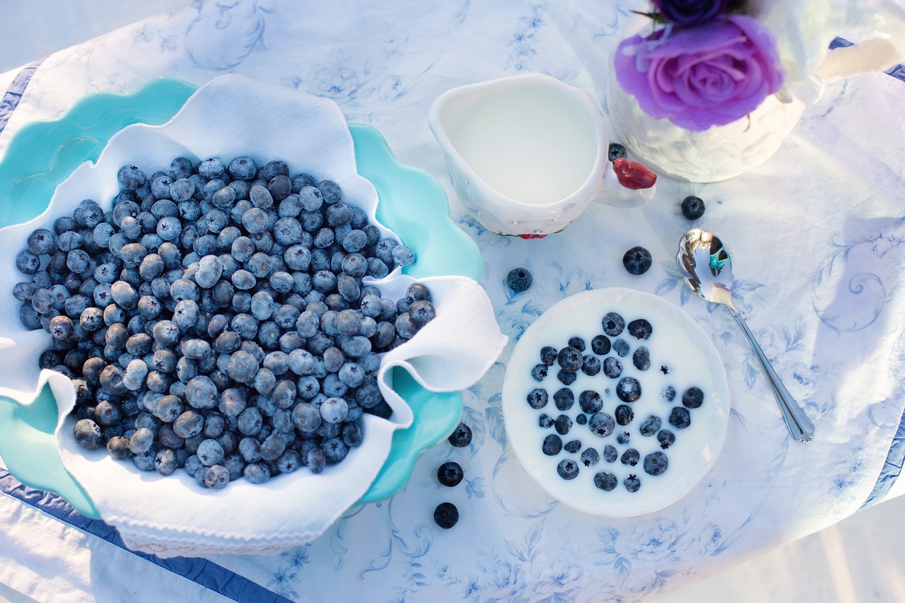 blueberries, borovnice, jogurt, zdrave grickalice,