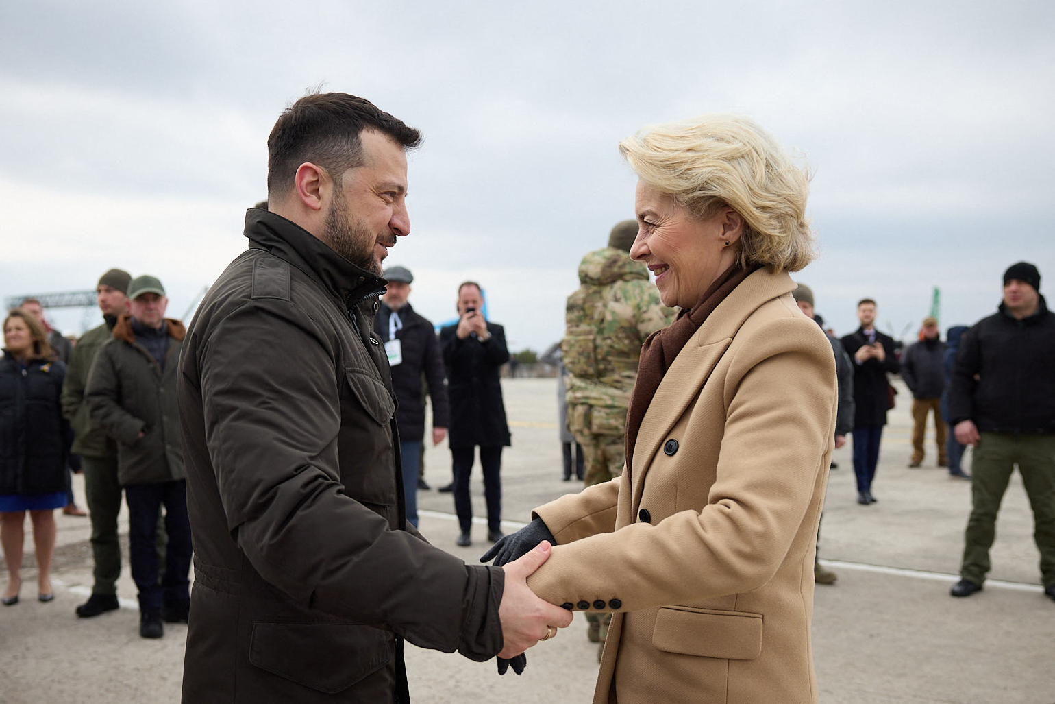 ursula von der leyen, volodimir zelenski