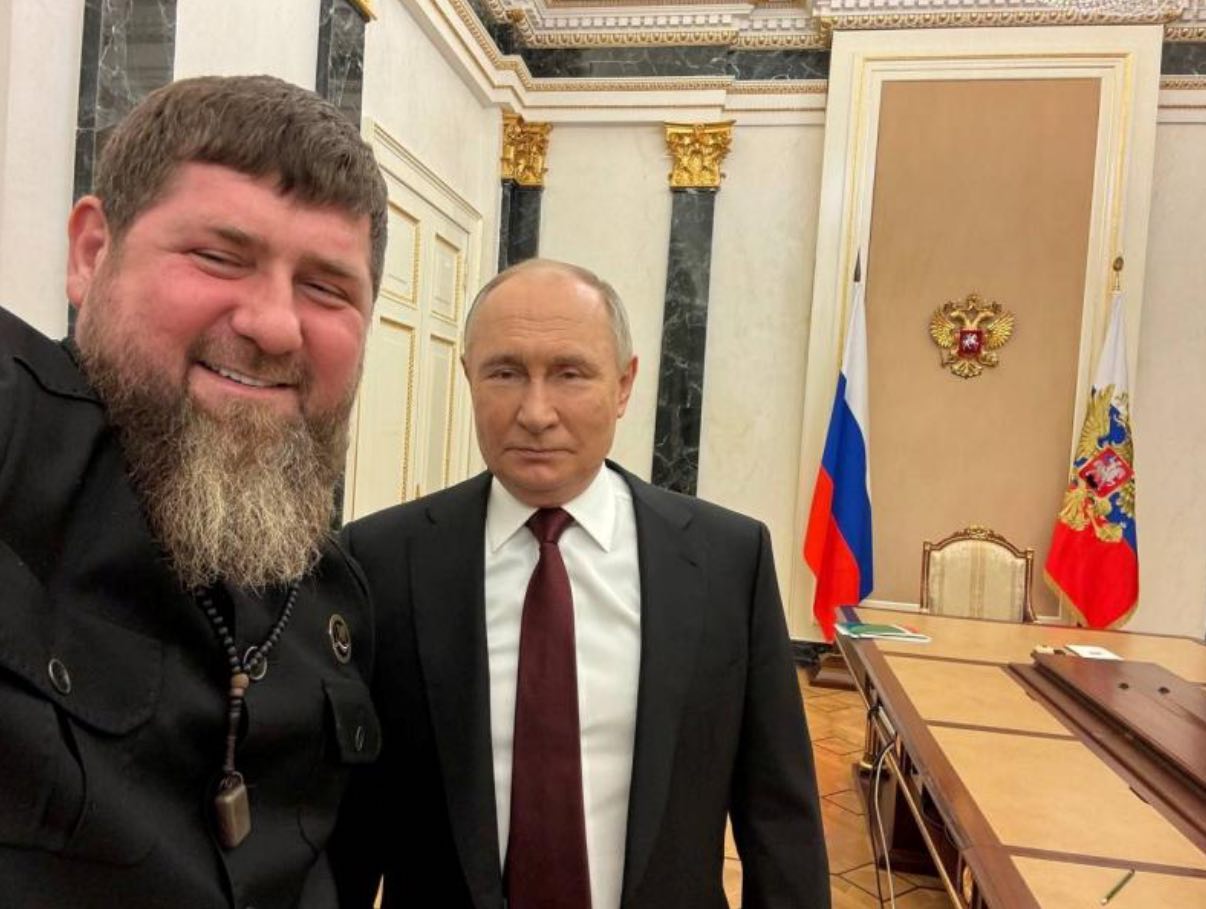 ramzan kadirov i vladimir putin