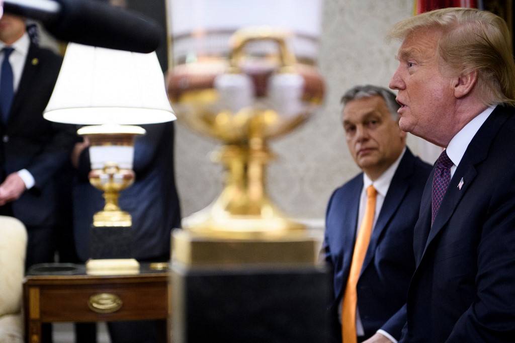 Orban, Trump (AFP)