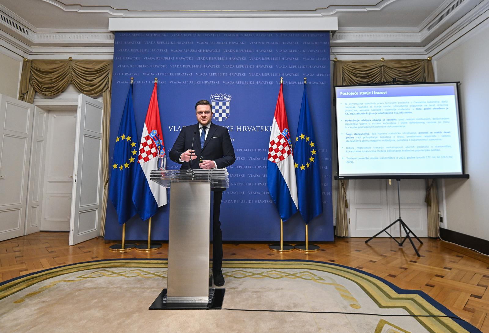 Zagreb:  Ministar Marko Primorac predstavio središnji registar stanovništva