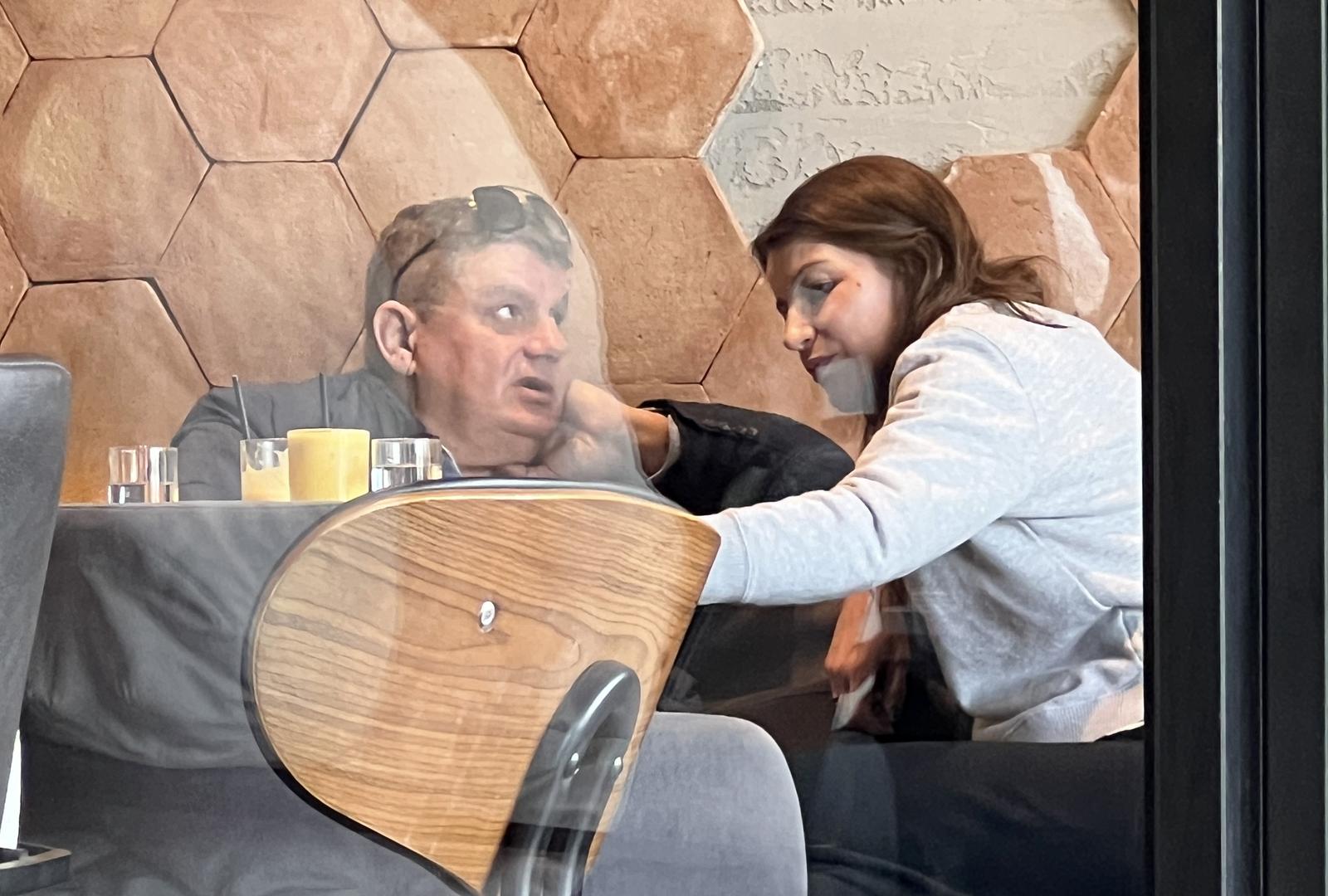 EKSKLUZIVNO - Zagreb: Josipa Rimac na kavi s Milenkom Bašićem, suoptuženikom u aferi Vjetroelektrane