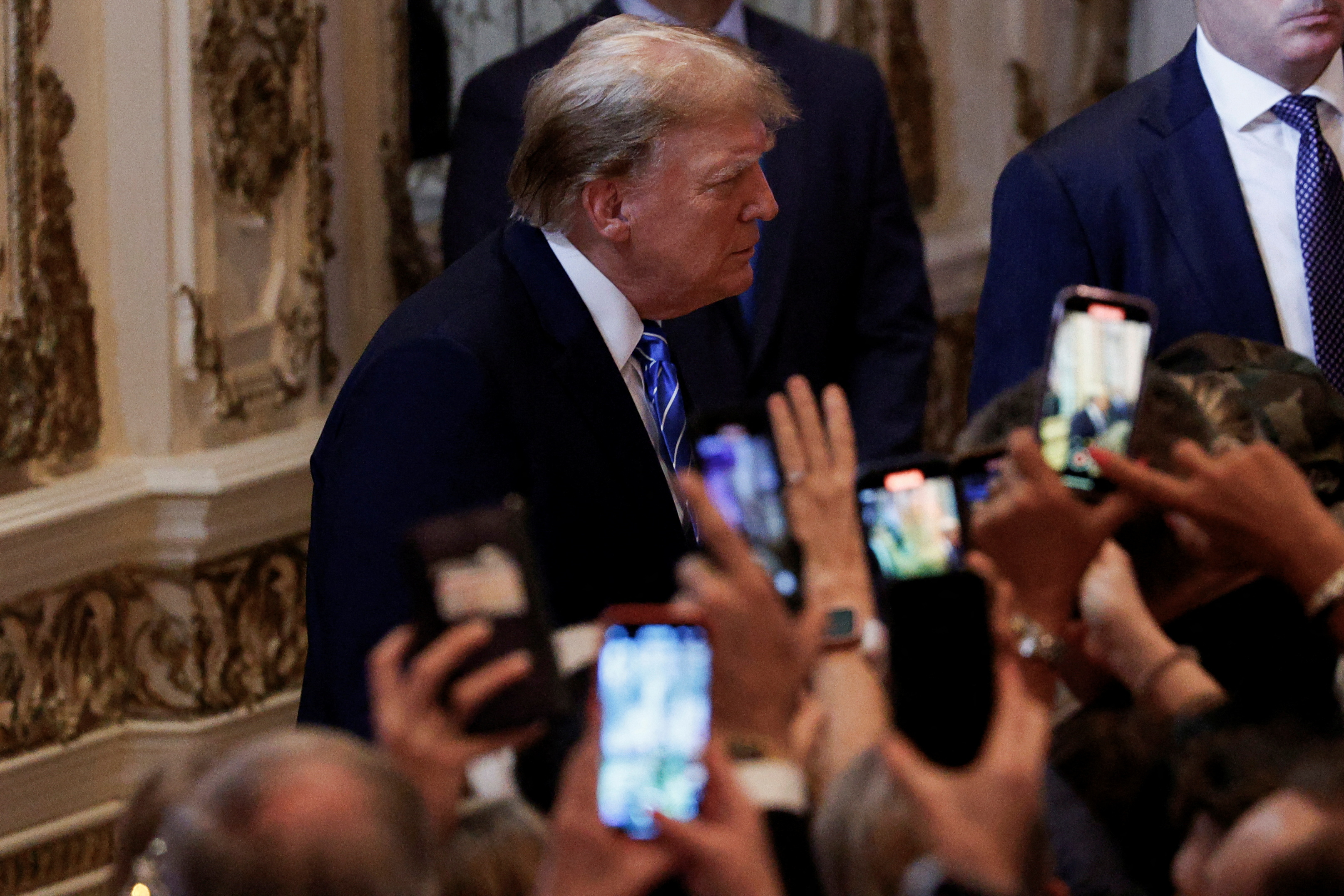 Former U.S. President Trump holds a watch party event to mark the Super Tuesday primary elections at his Mar-a-Lago property