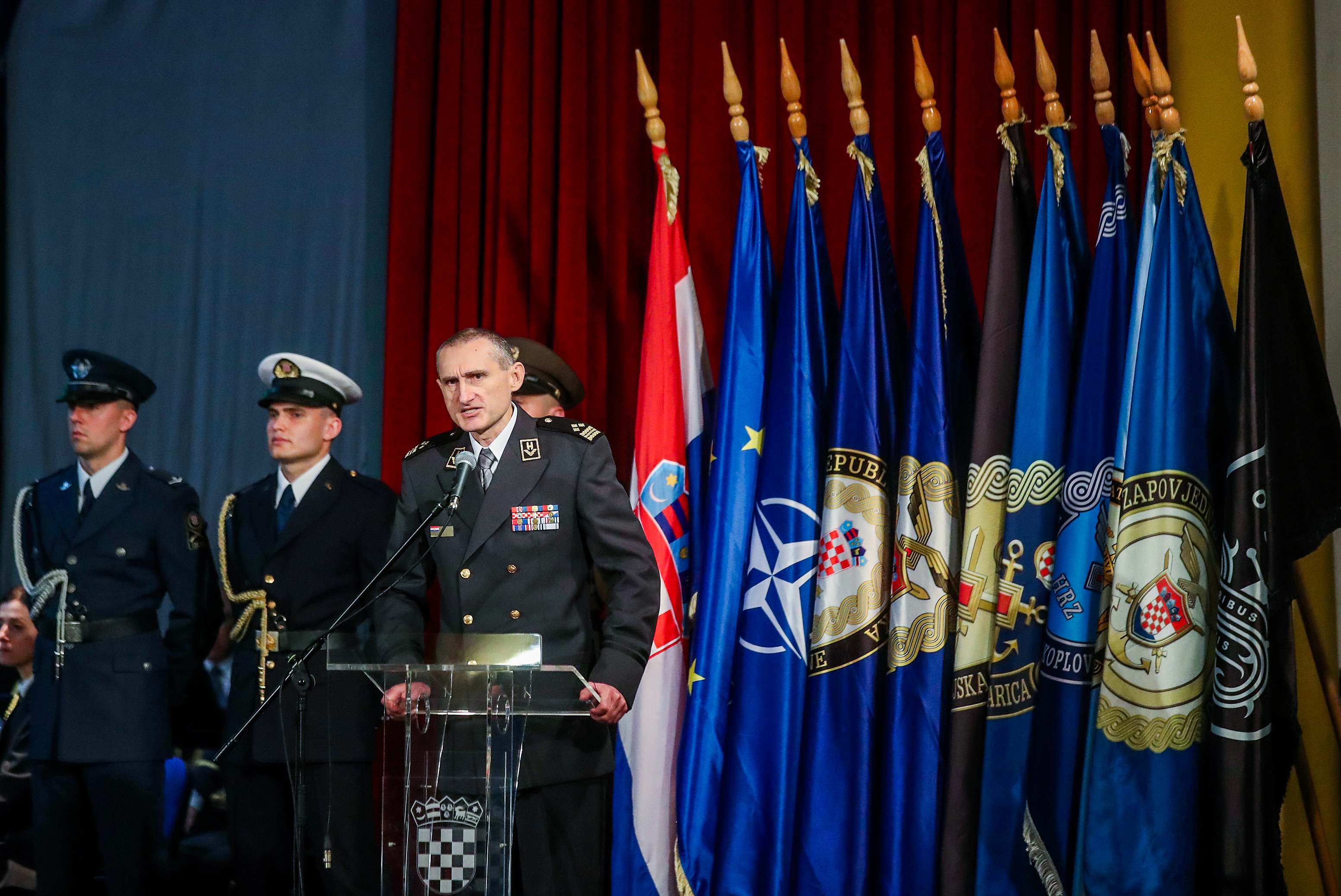 Zagreb: Svečana primopredaja dužnosti načelnika Glavnog stožera Oružanih snaga RH