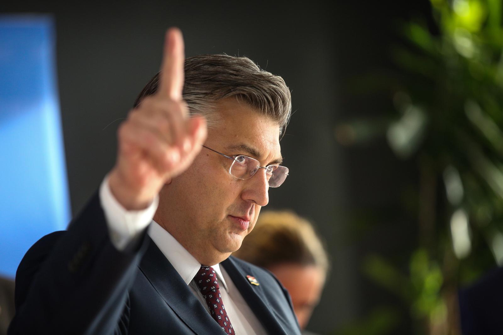 Zagreb: Andrej Plenković dao je izjavu medijima nakon sjednice Vlade