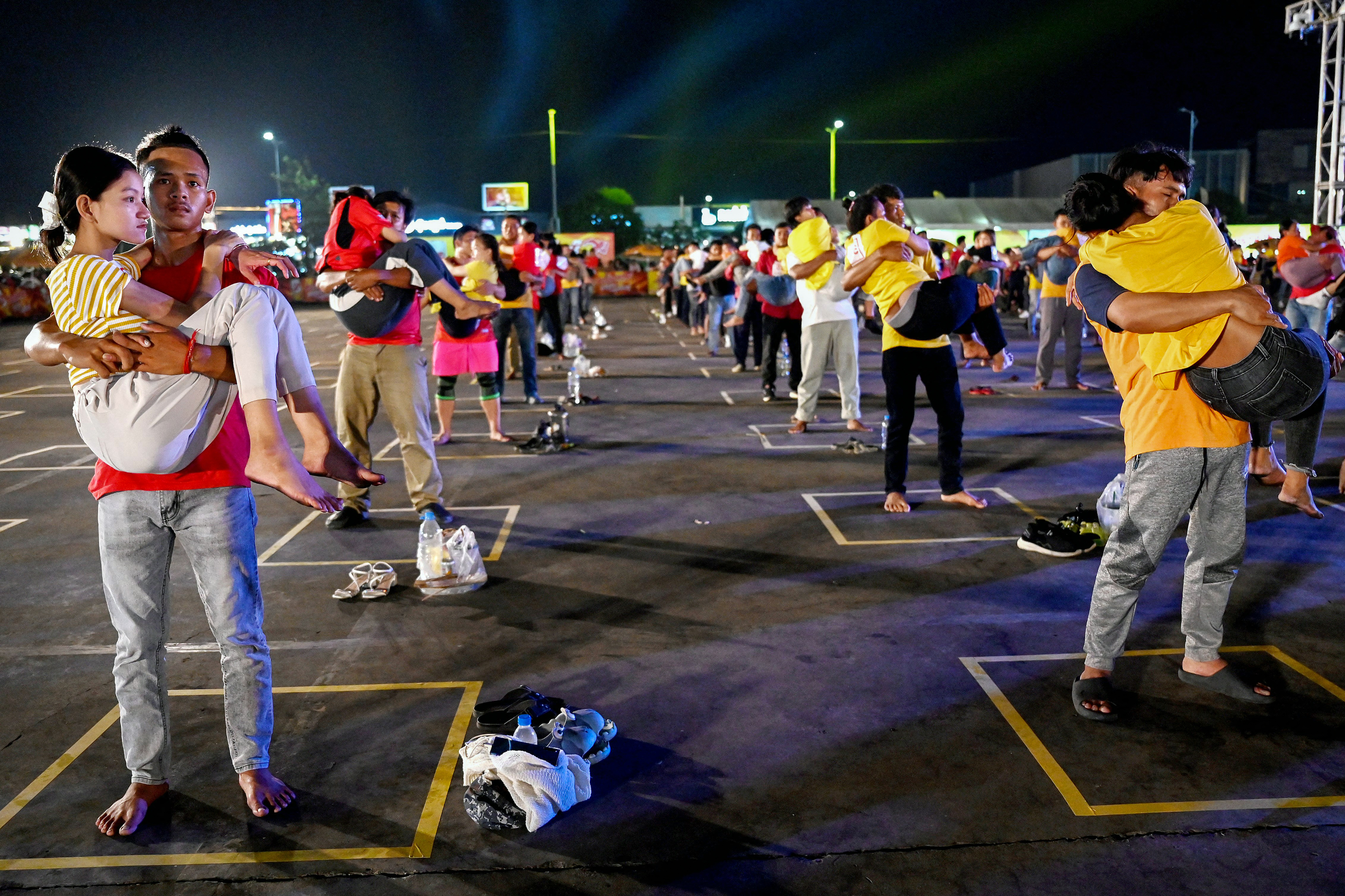 kambodža, nošenje mladenki, svjetski rekord