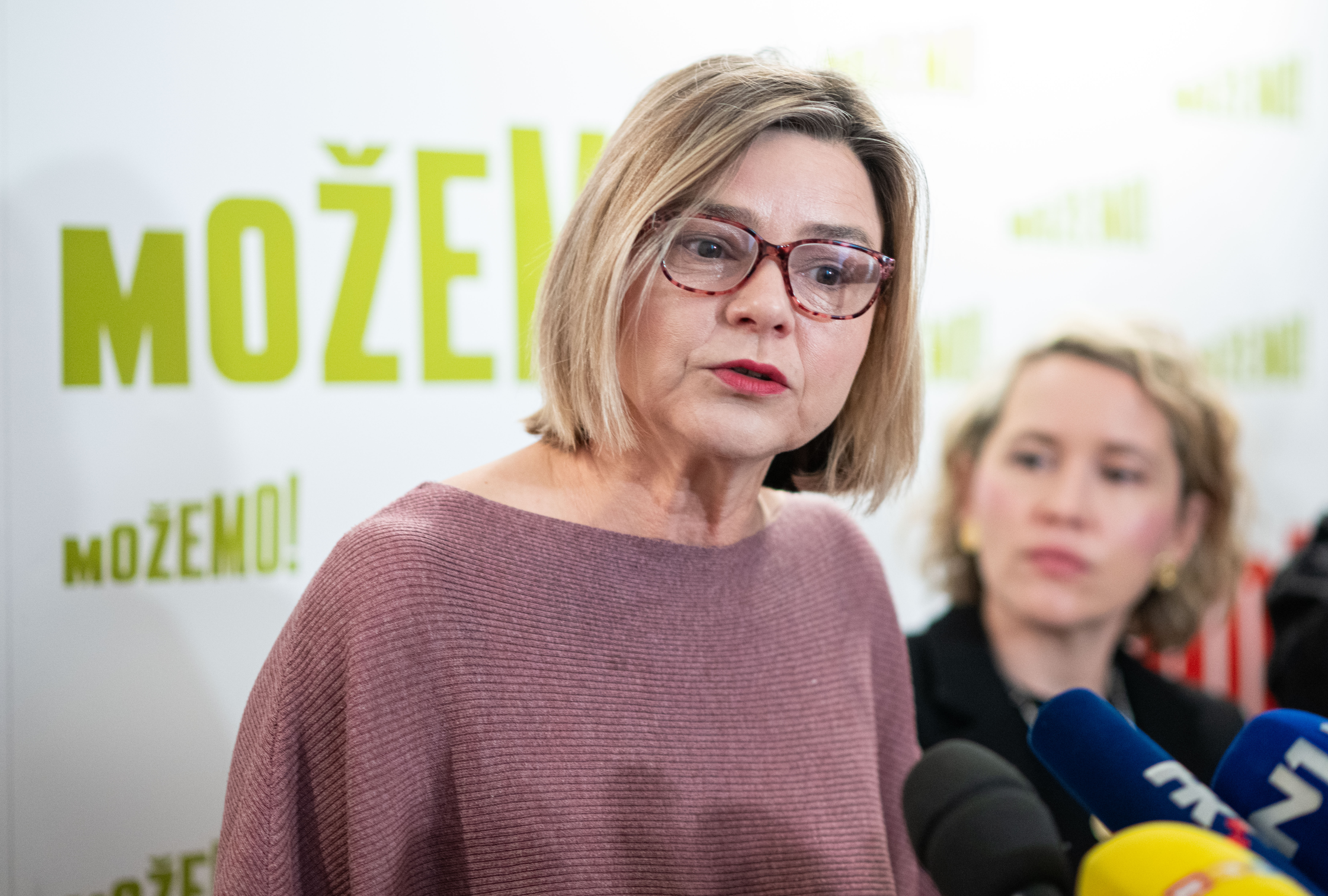 Zagreb: Konferencija za medije stranke Možemo! povodom Međunarodnog dana žena