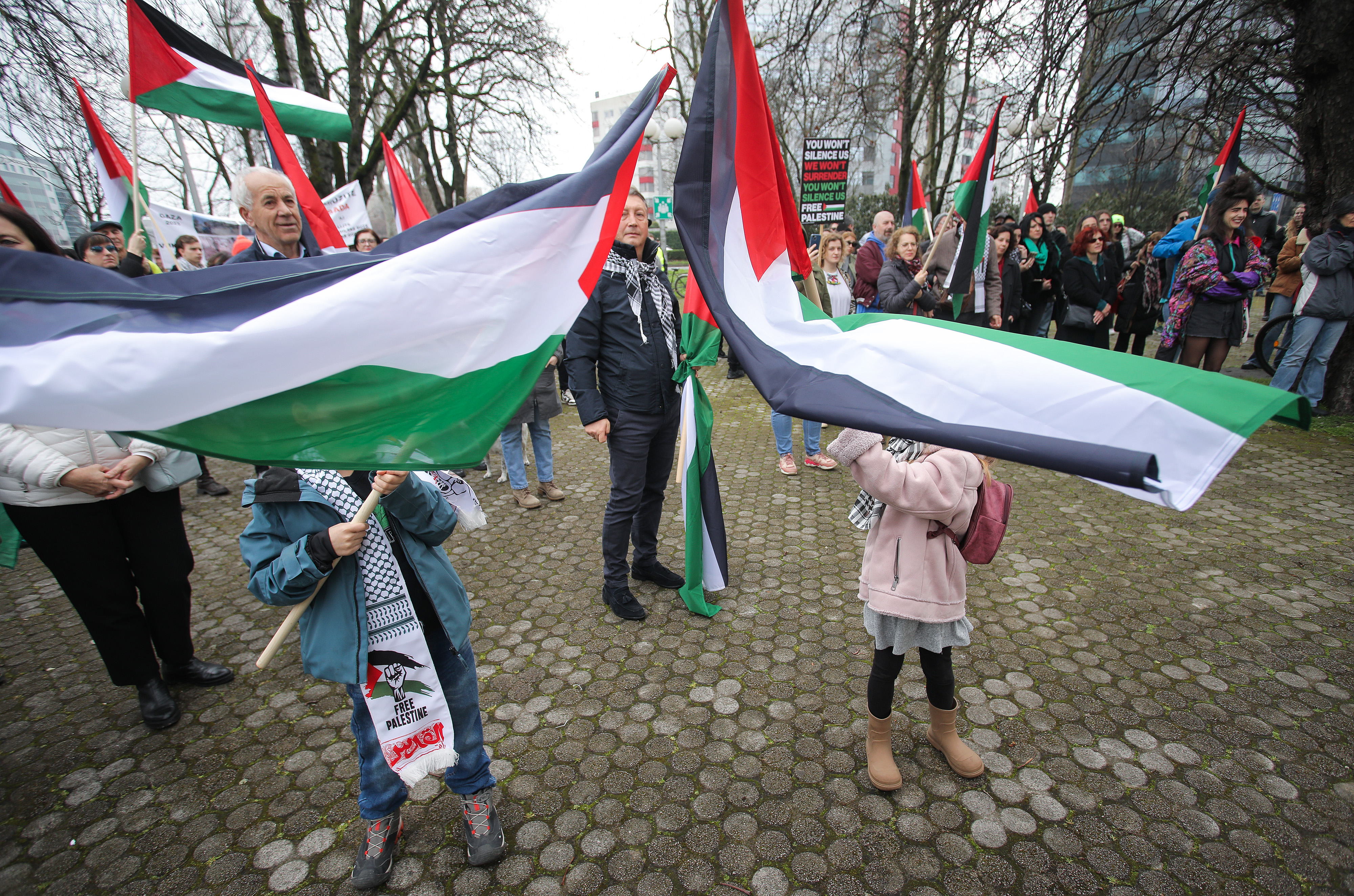 Zagreb: Prosvjed Inicijative za slobodnu Palestinu