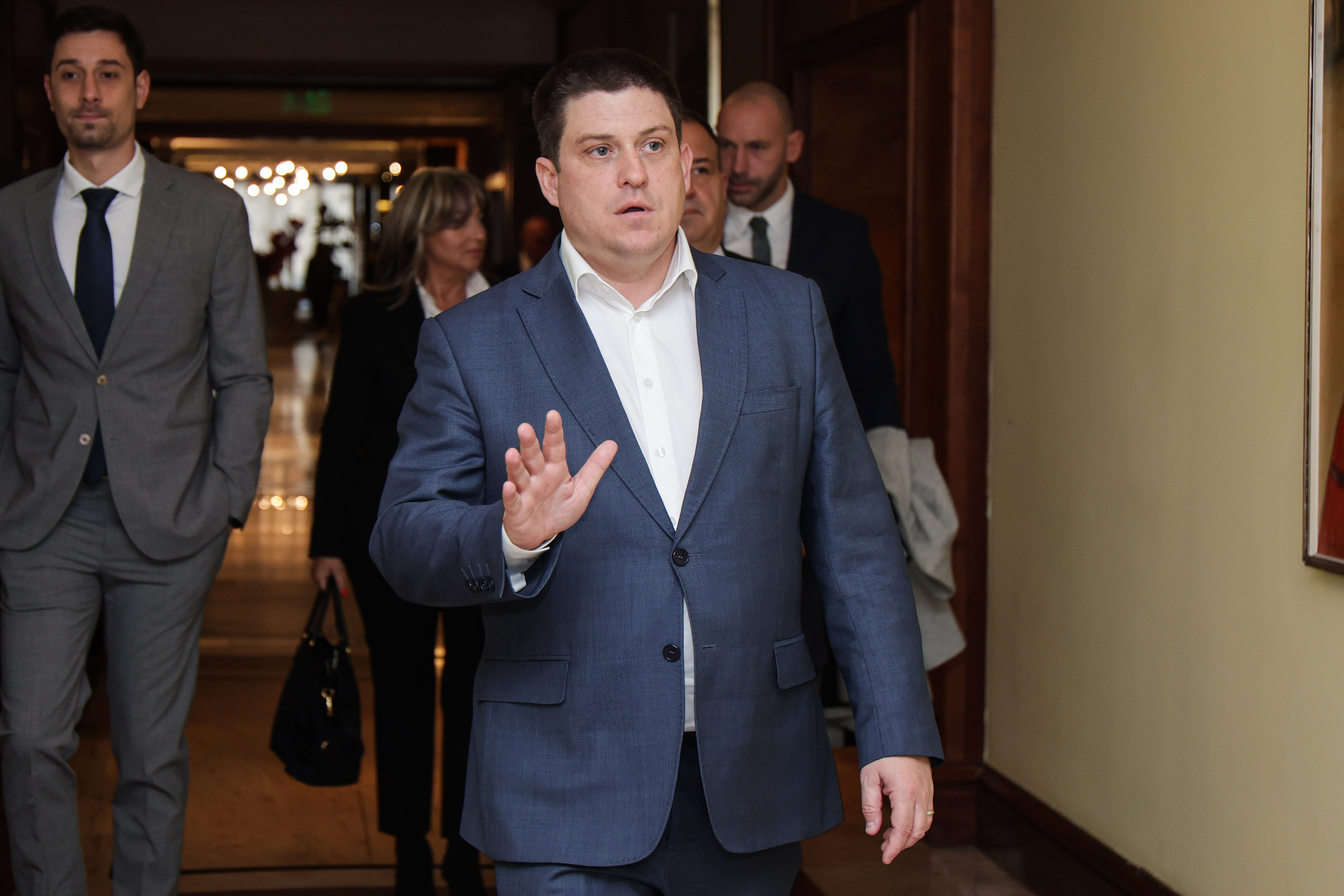 Zagreb: Dolazak sudionika na Sjednicu Predsjedništva HDZ-a