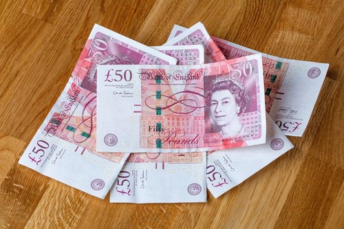 British Fifty pound notes