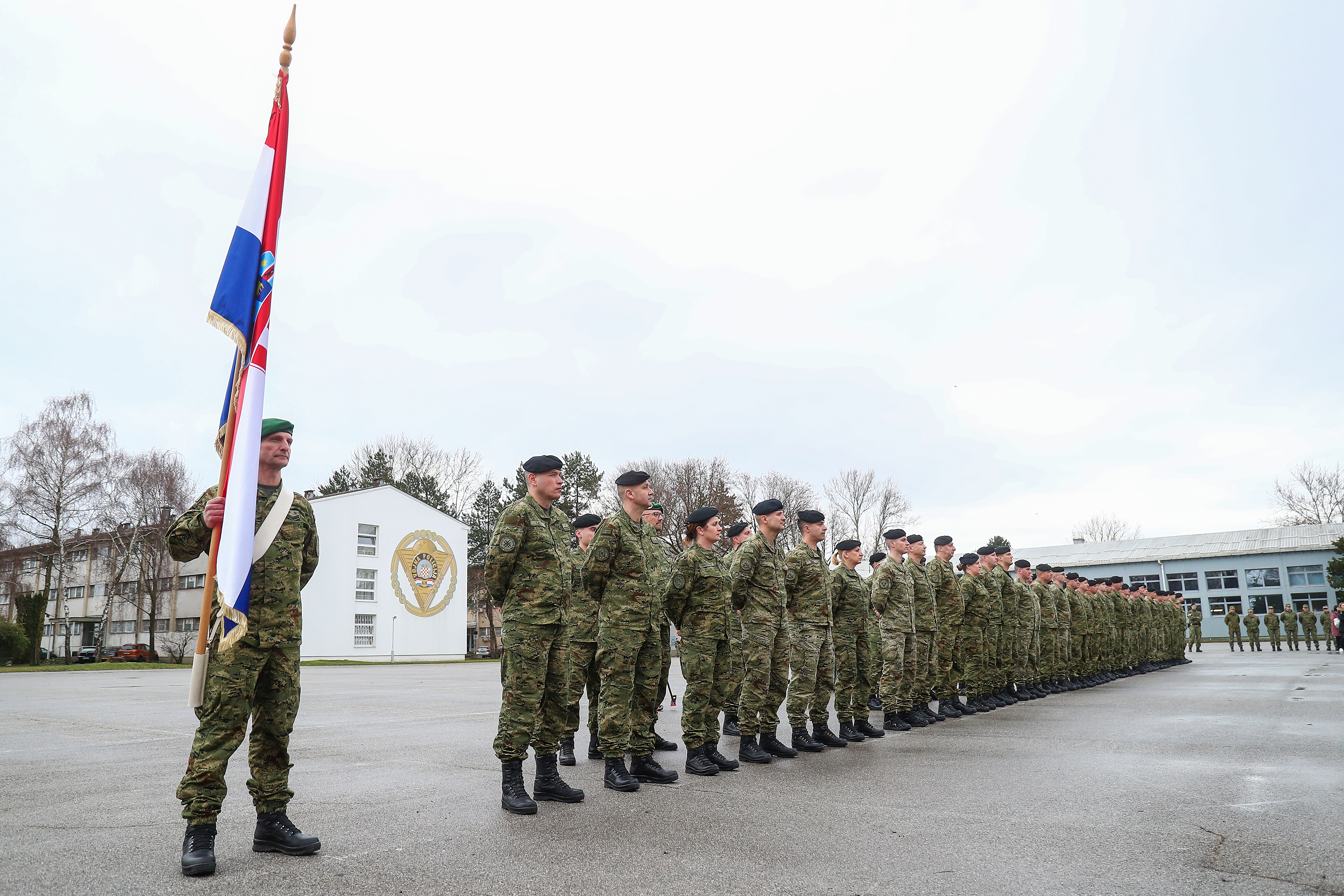 Zagreb: Svečani ispraćaj 4. hrvatskog kontingenta u okviru Borbene grupe u Mađarskoj
