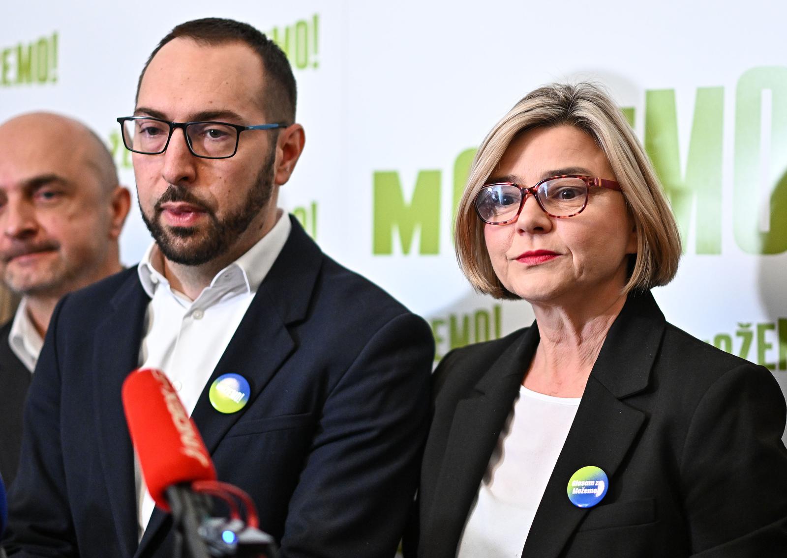 Tomislav Tomašević i Sandra Benčić