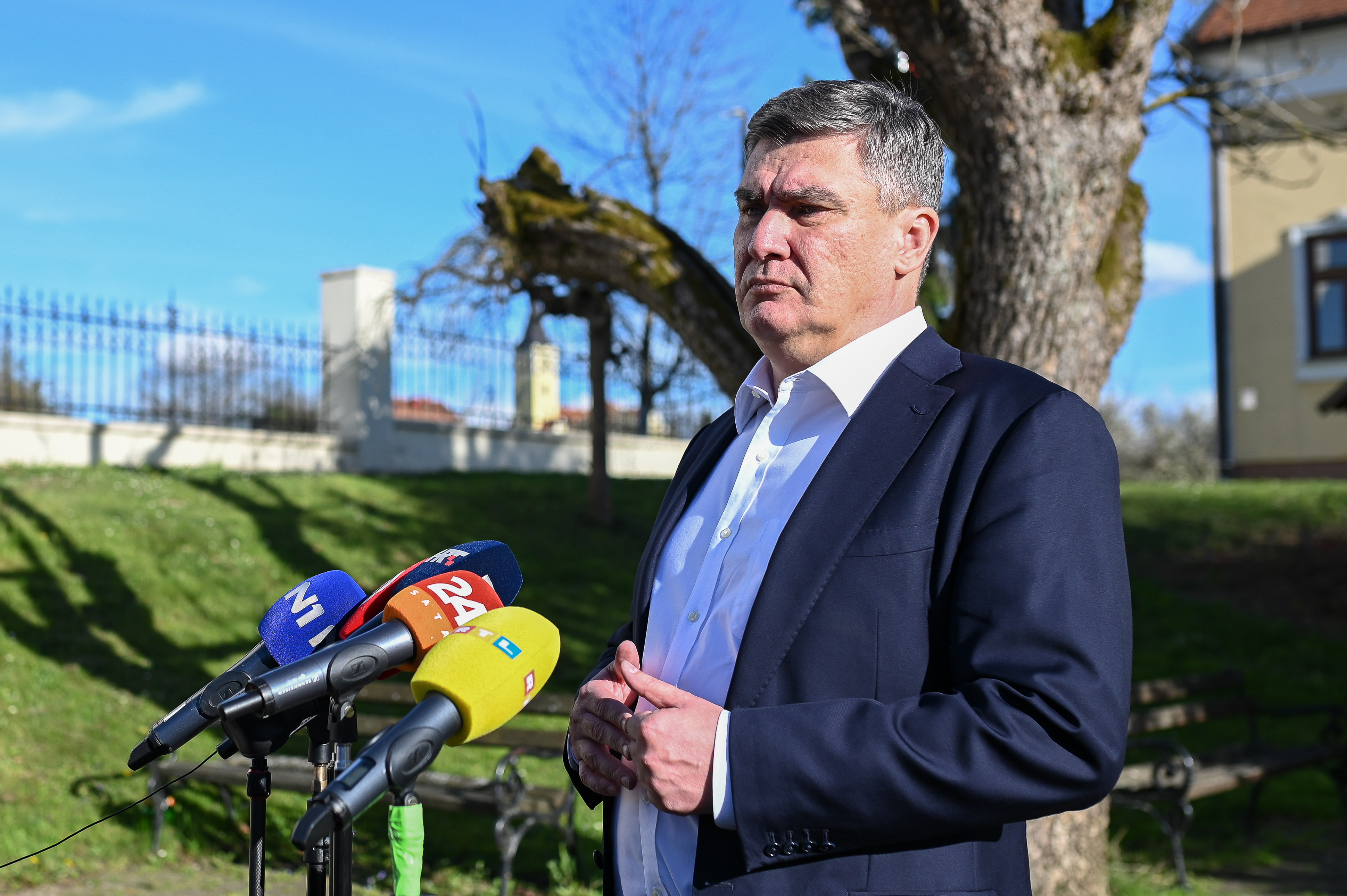 Lipovljani: Predsjednik Milanović dao izjavu za medije