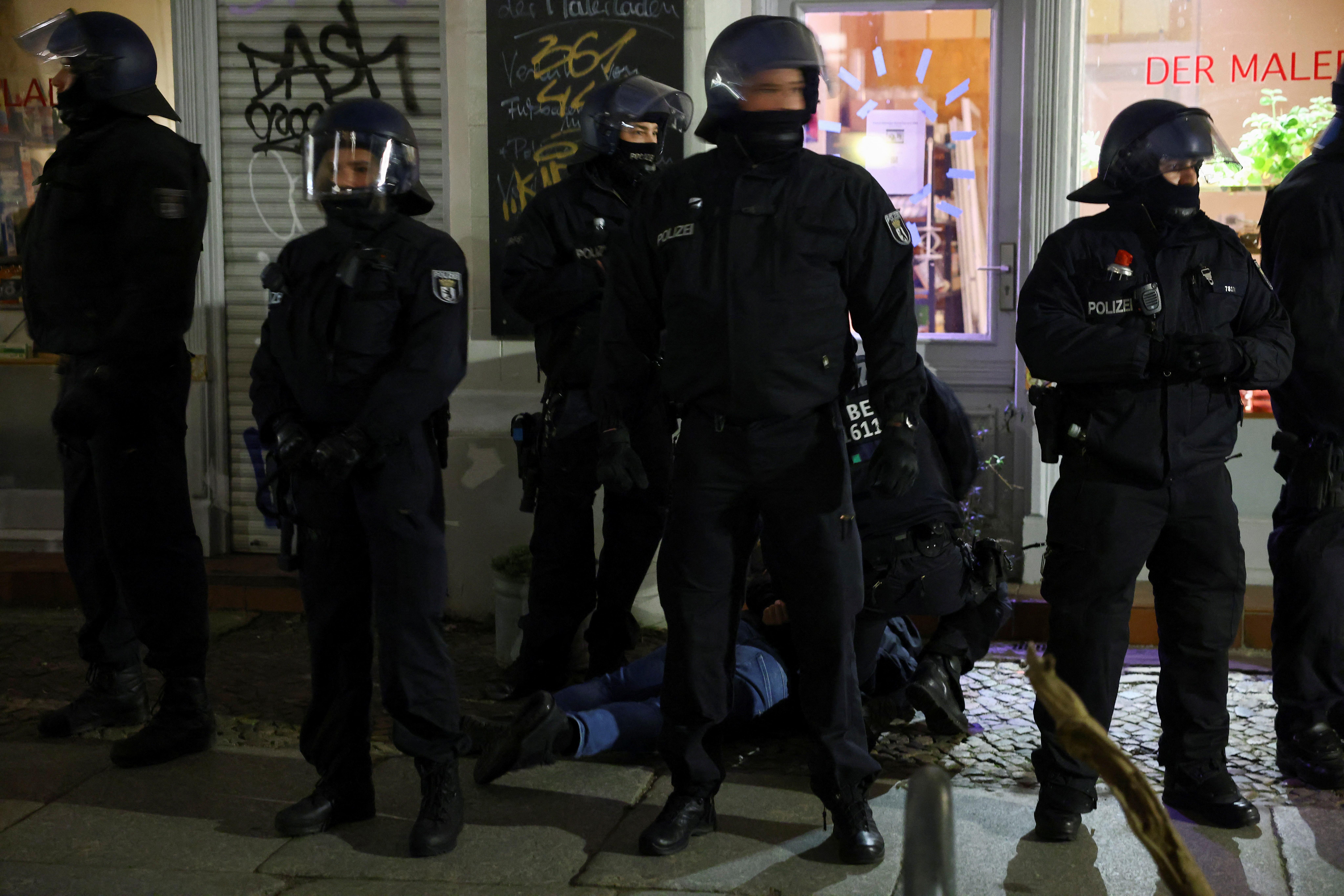 Pro-RAF march in Berlin
