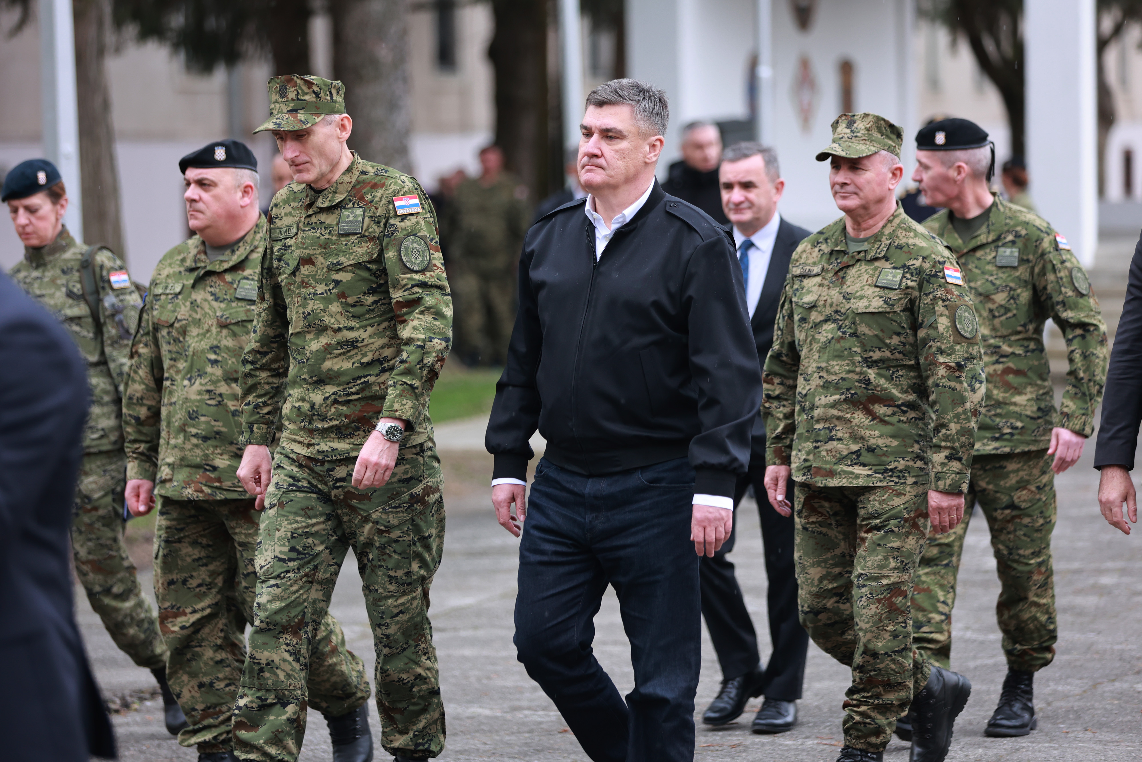 Vinkovci: Predsjednik Milanović na obilježavanju 17. obljetnice ustrojavanja Gardijske oklopno-mehanizirane brigade Hrvatske kopnene vojske