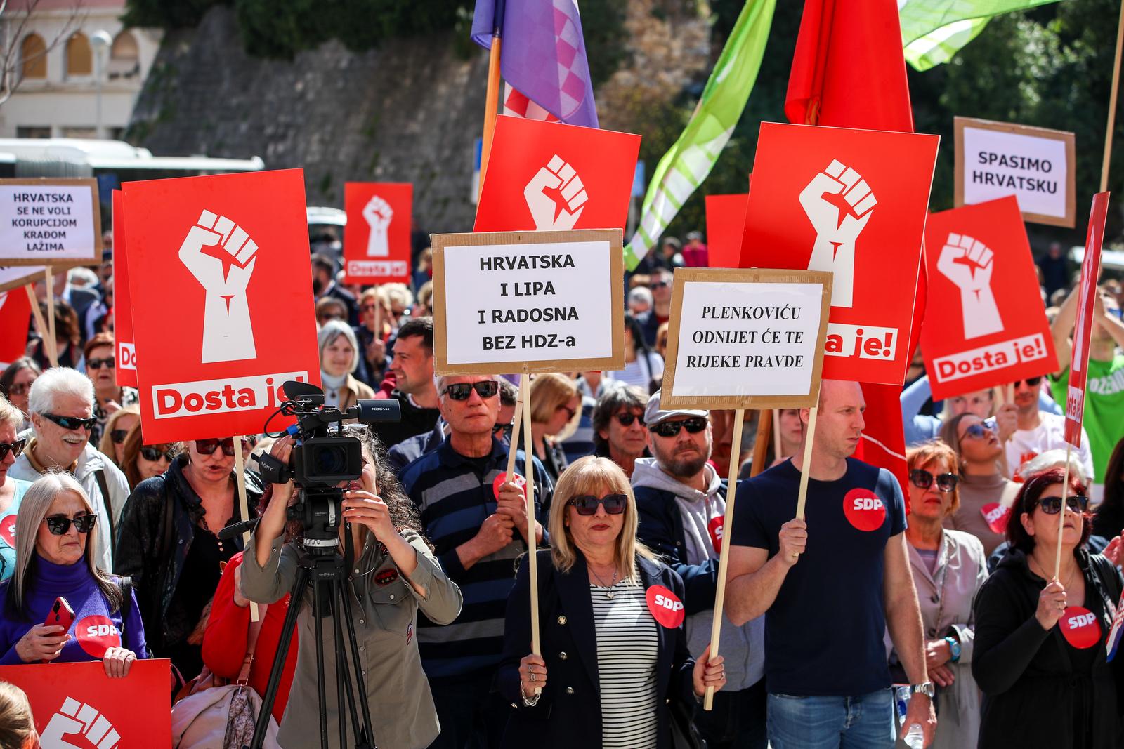 Split: Oporba vladajućima uoči izbora poručila - 'Dosta je!'