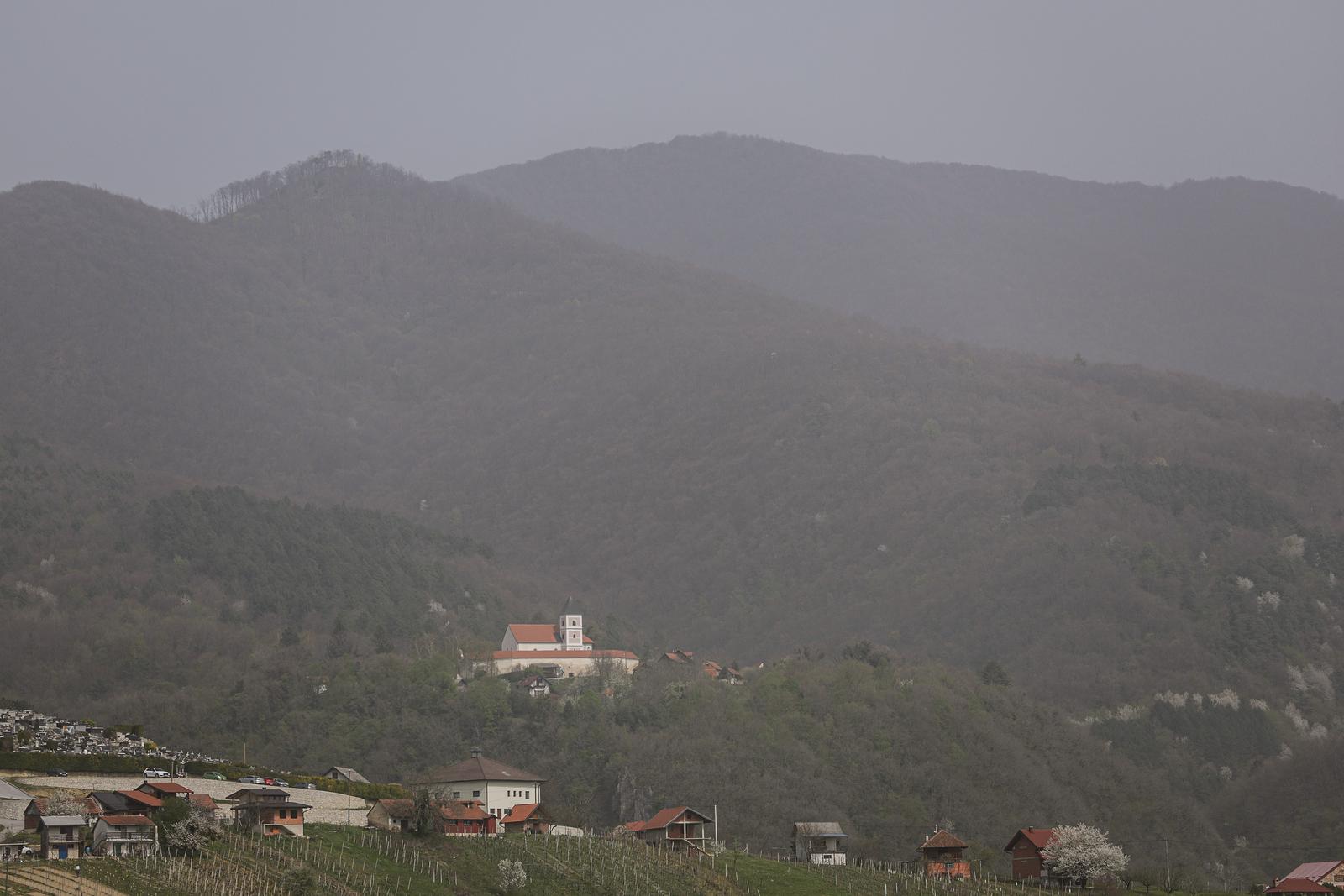 Saharski pijesak zamutio nebo iznad Zagorja