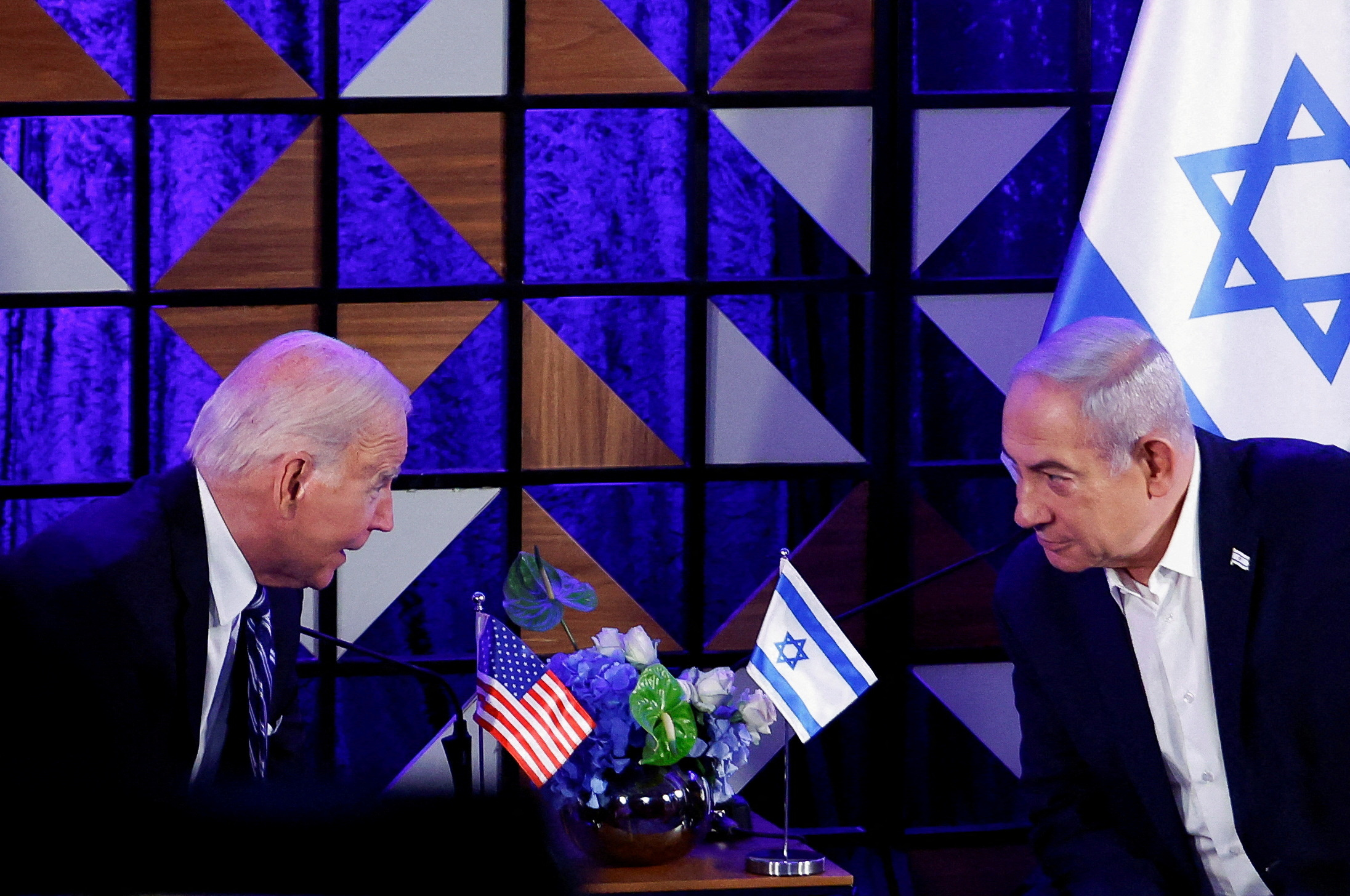 Joe Biden, Benjamin Netanyahu