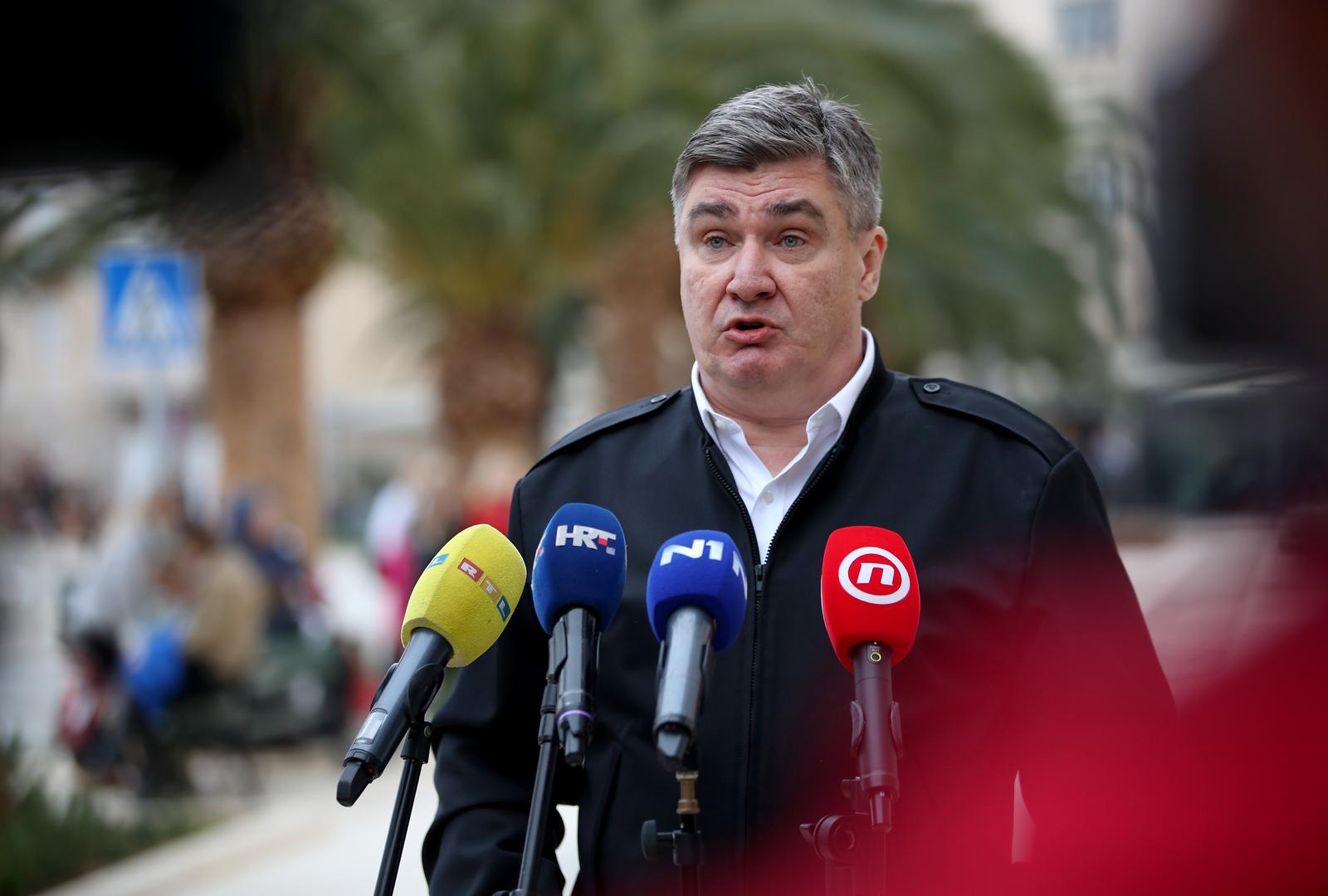 Predsjednik Zoran Milanović obratio se medijima u Veloj Luci